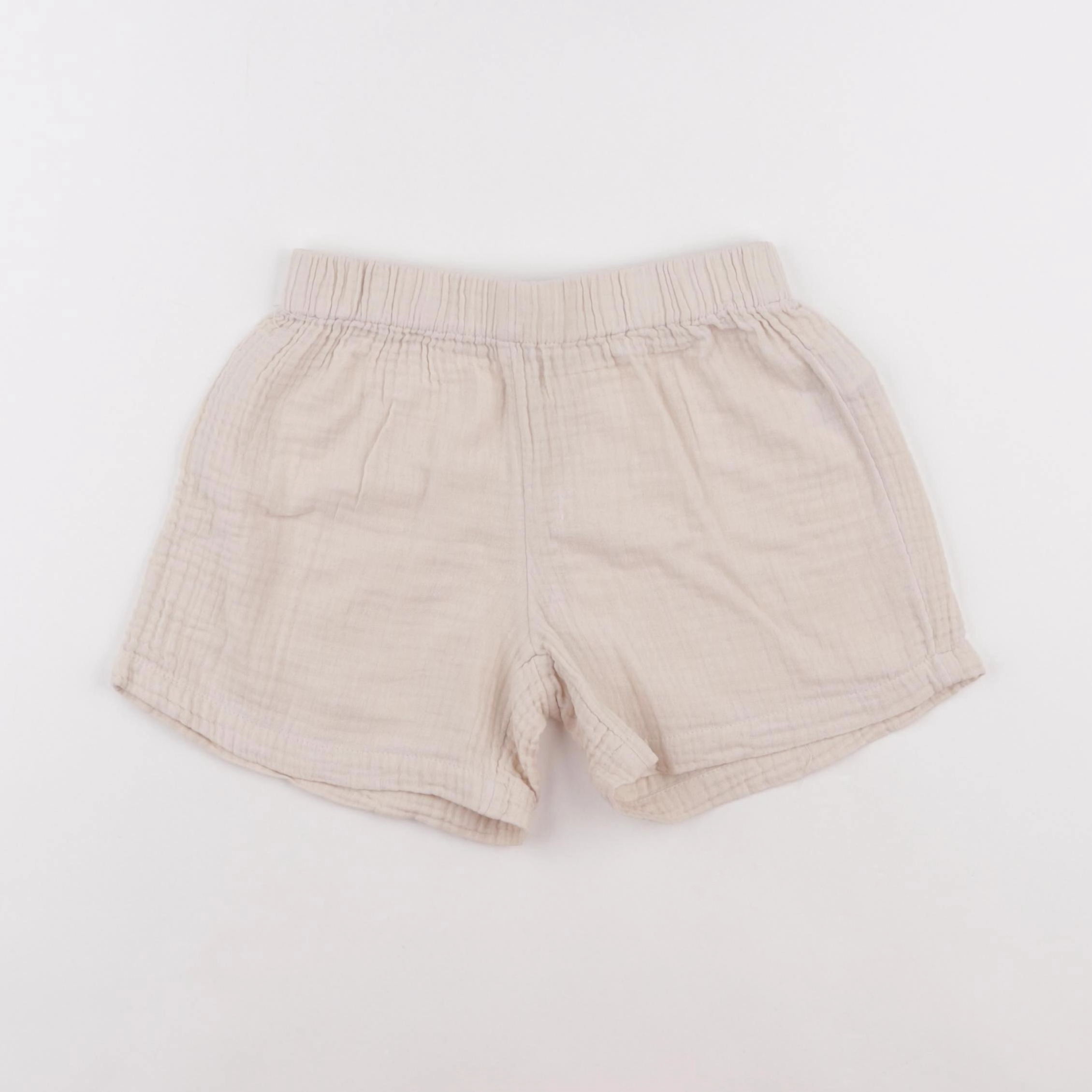 Vertbaudet - short beige - 8 ans