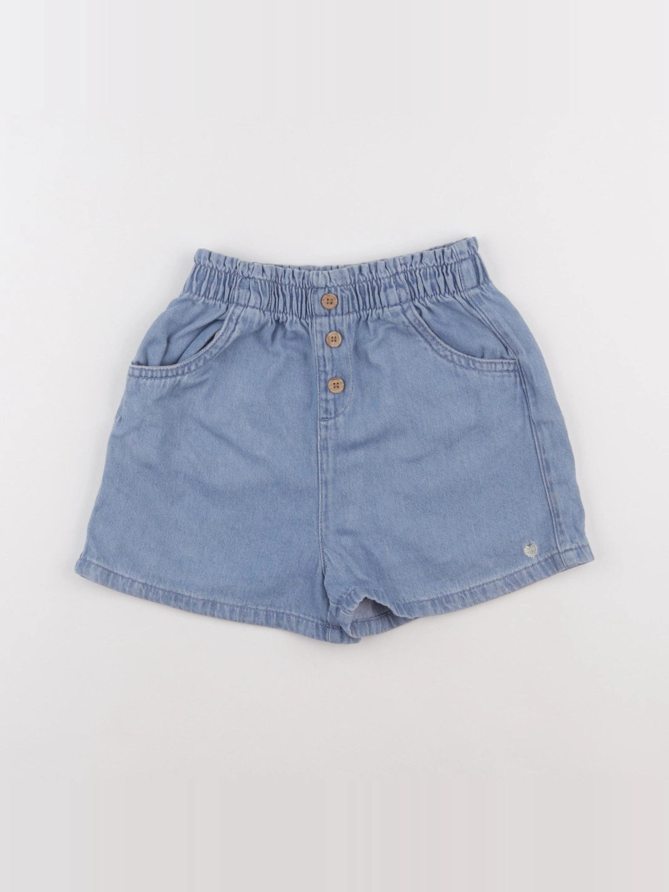 Vertbaudet - short bleu - 8 ans