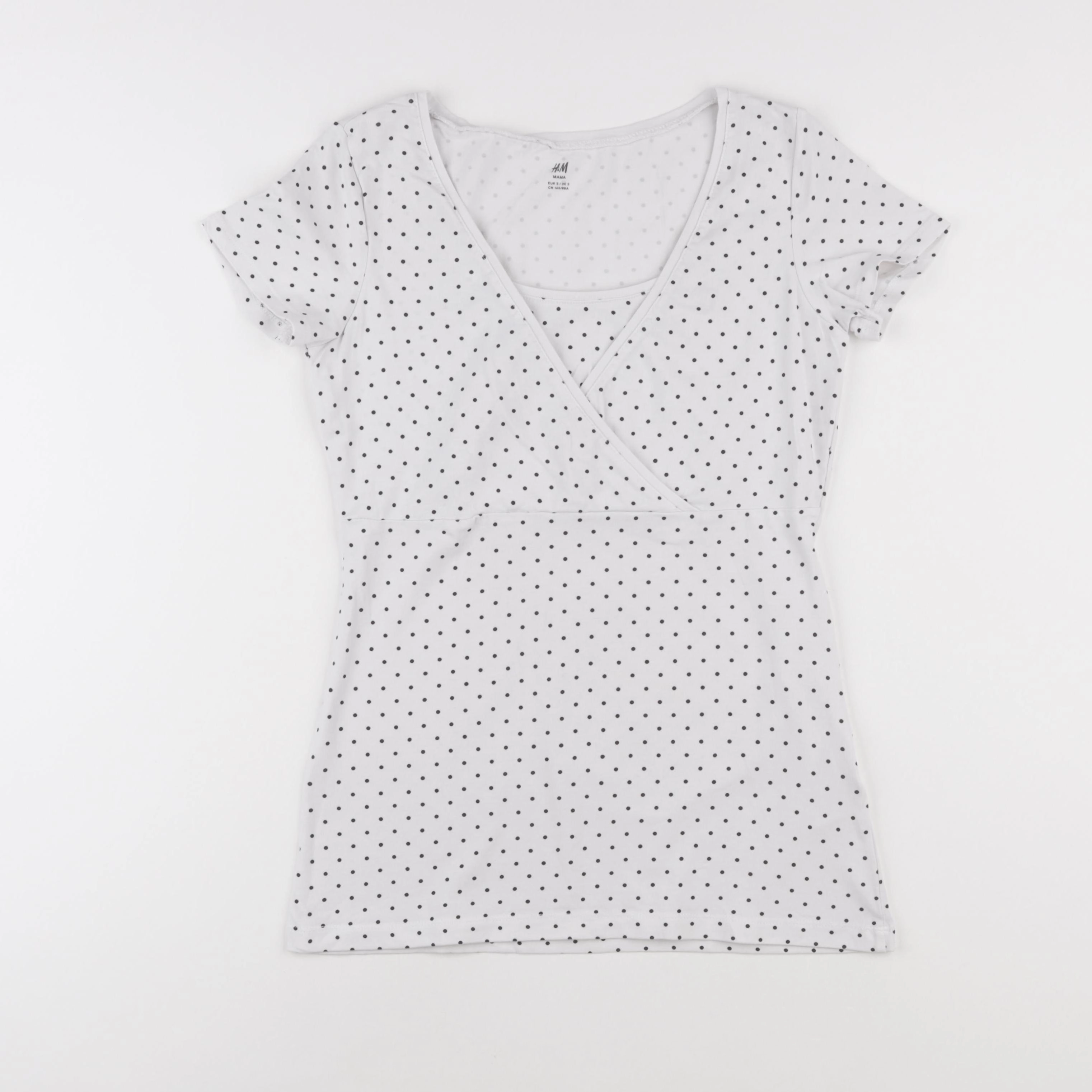 H&M - tee-shirt grossesse blanc - s
