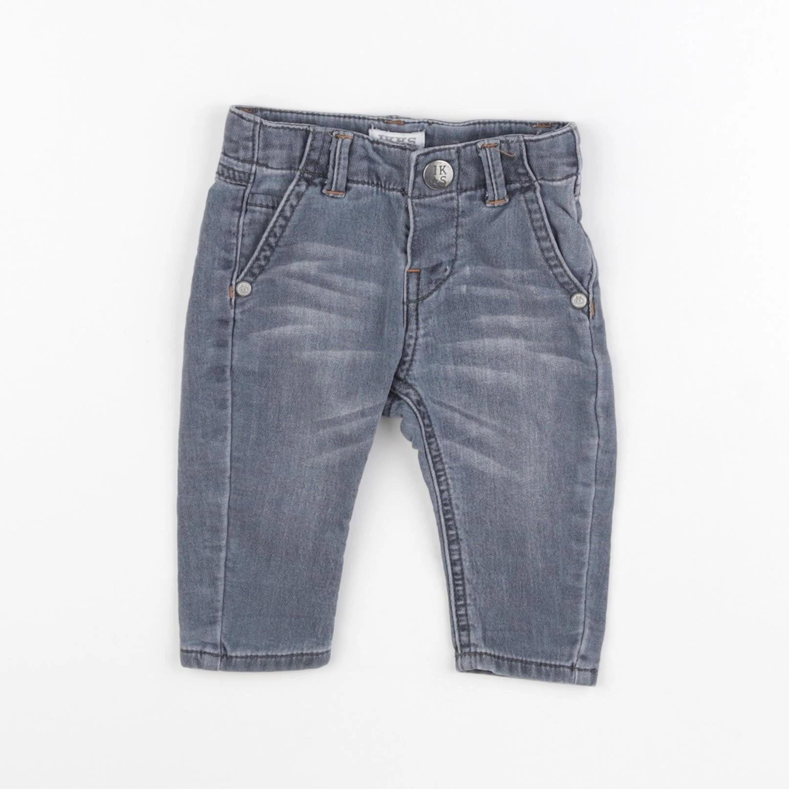 IKKS - jean gris - 3 mois