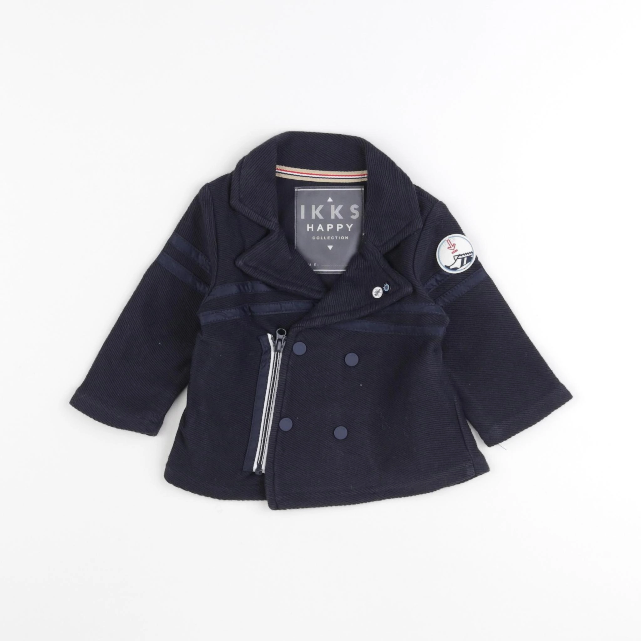 IKKS - veste bleu - 3 mois