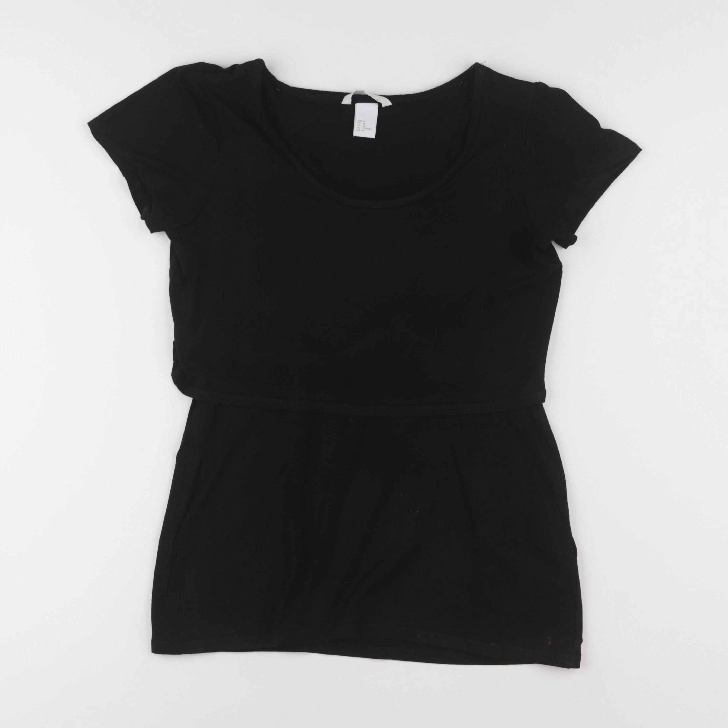 H&M - tee-shirt grossesse noir - m