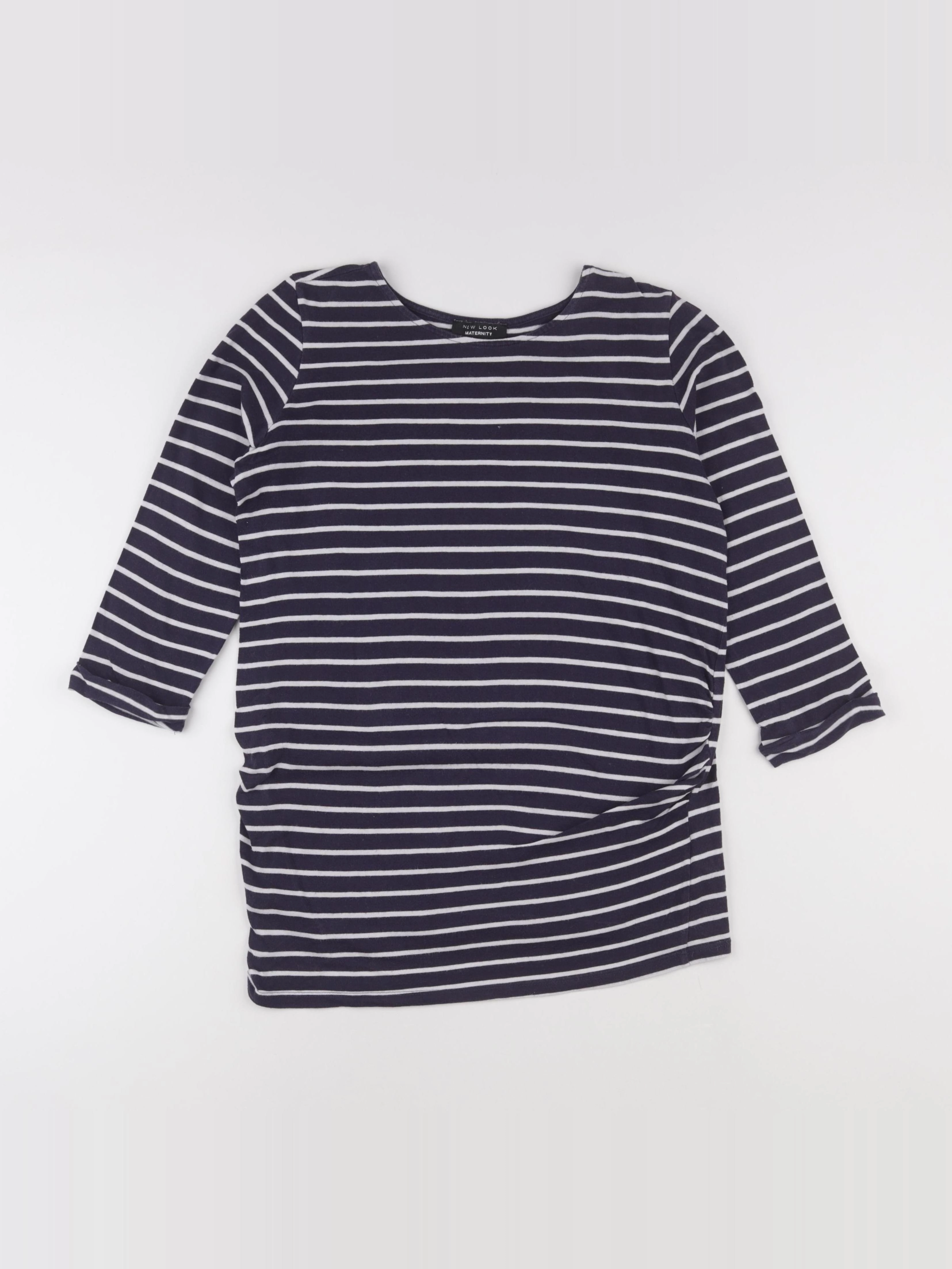 New Look - tee-shirt grossesse blanc, bleu - 38
