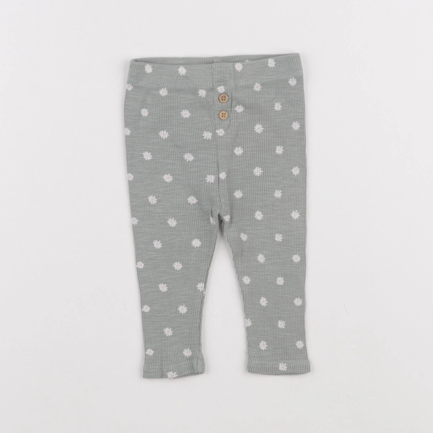 Vertbaudet - legging vert - 6 mois