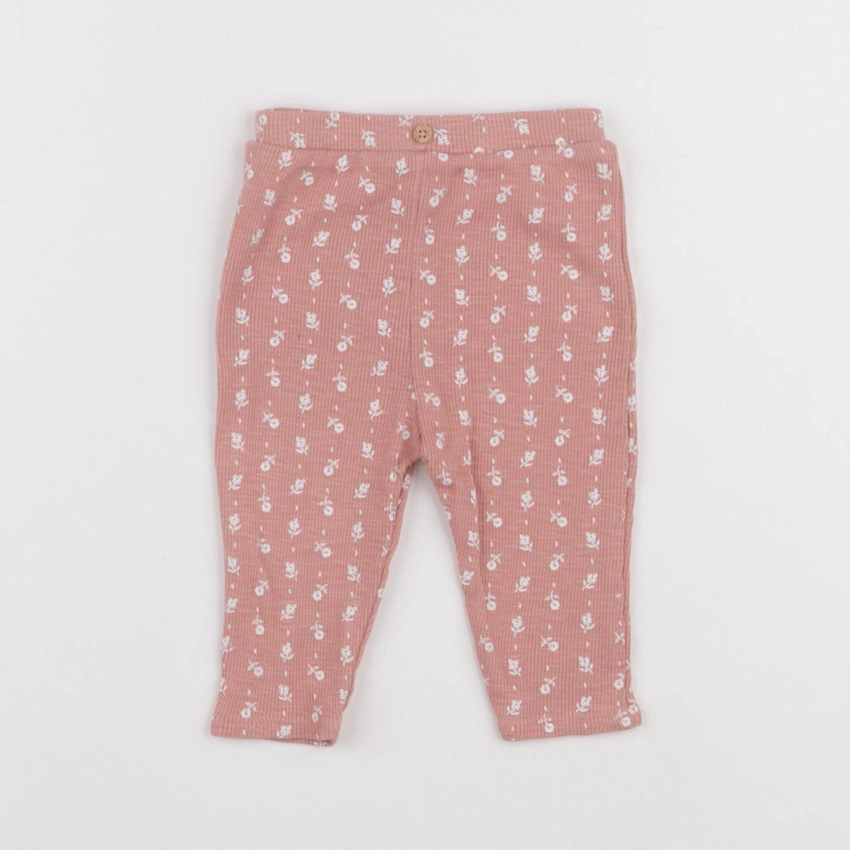 Vertbaudet - legging rose - 6 mois