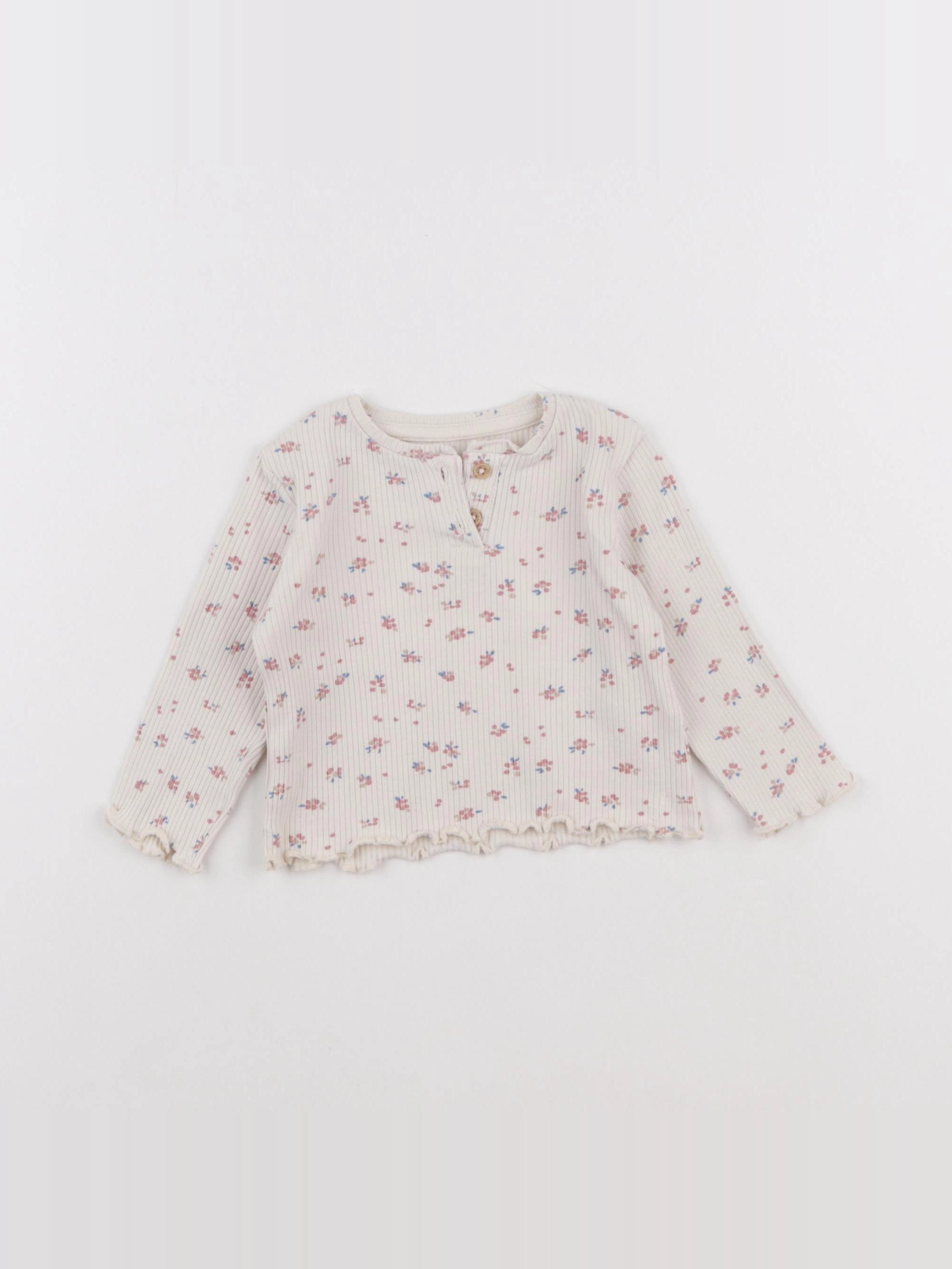 Vertbaudet - tee-shirt multicolore - 6 mois