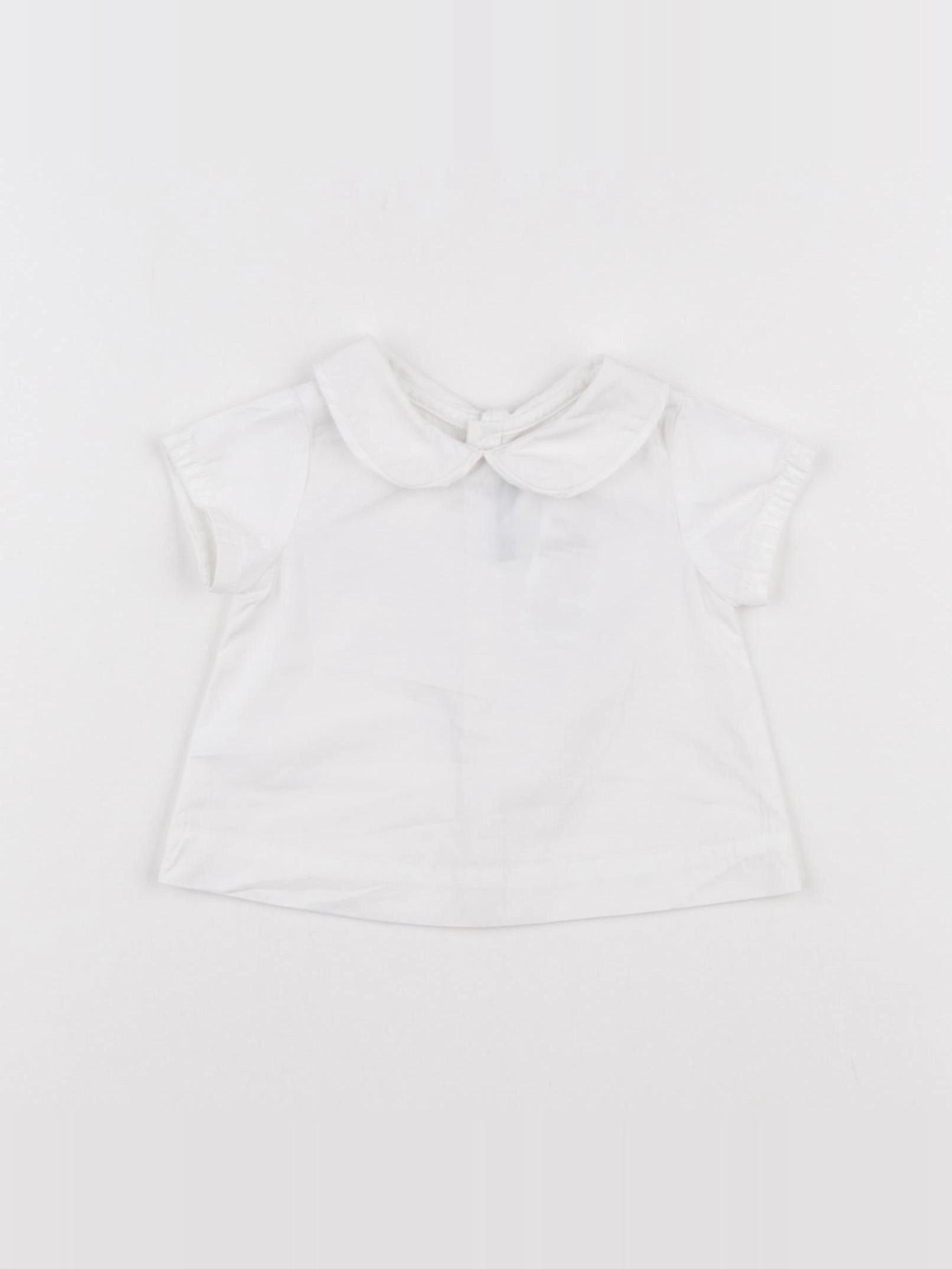 Jacadi - blouse blanc - 1 mois