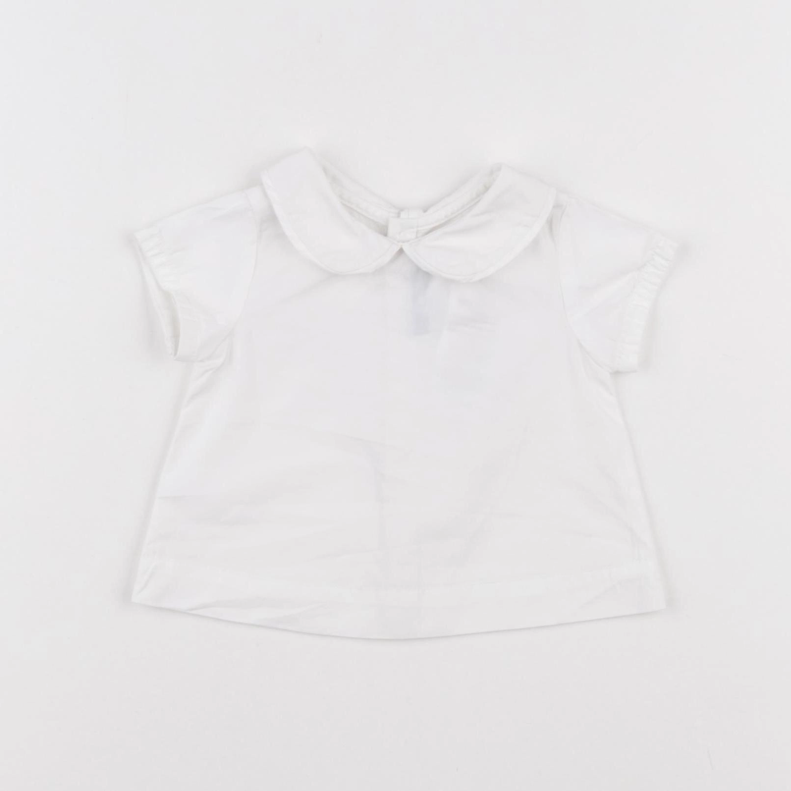 Jacadi - blouse blanc - 1 mois
