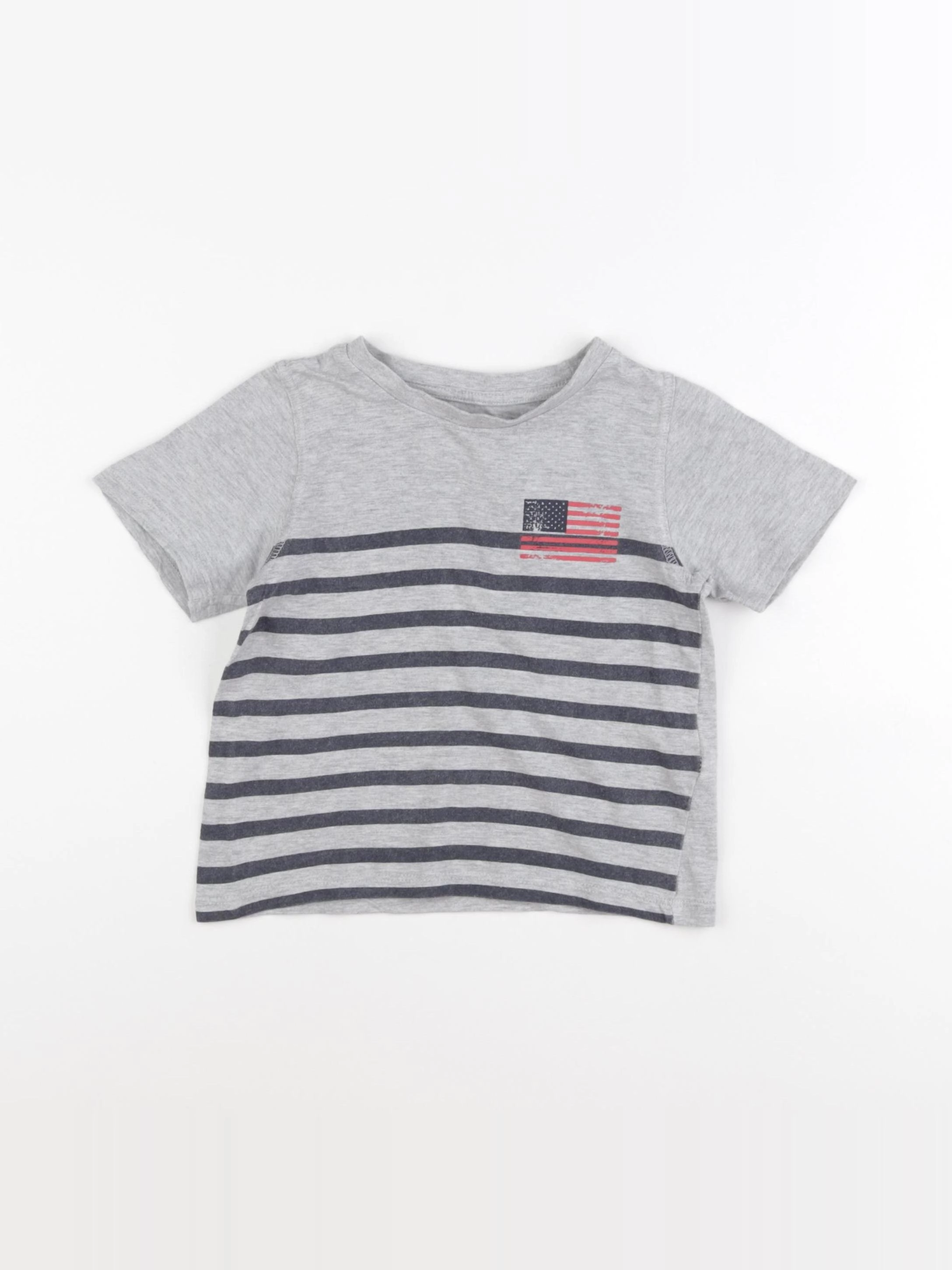 Vertbaudet - tee-shirt gris - 4 ans