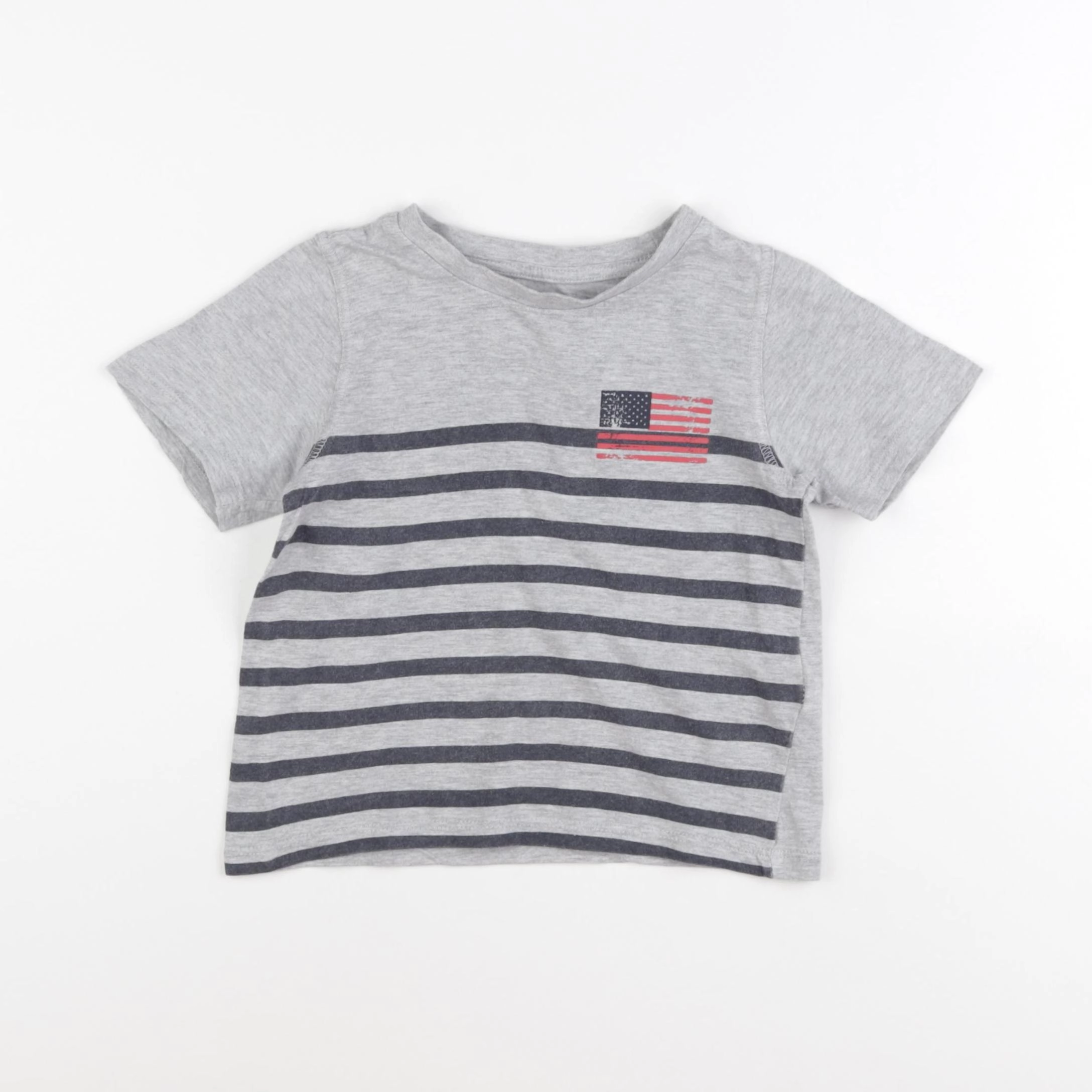 Vertbaudet - tee-shirt gris - 4 ans