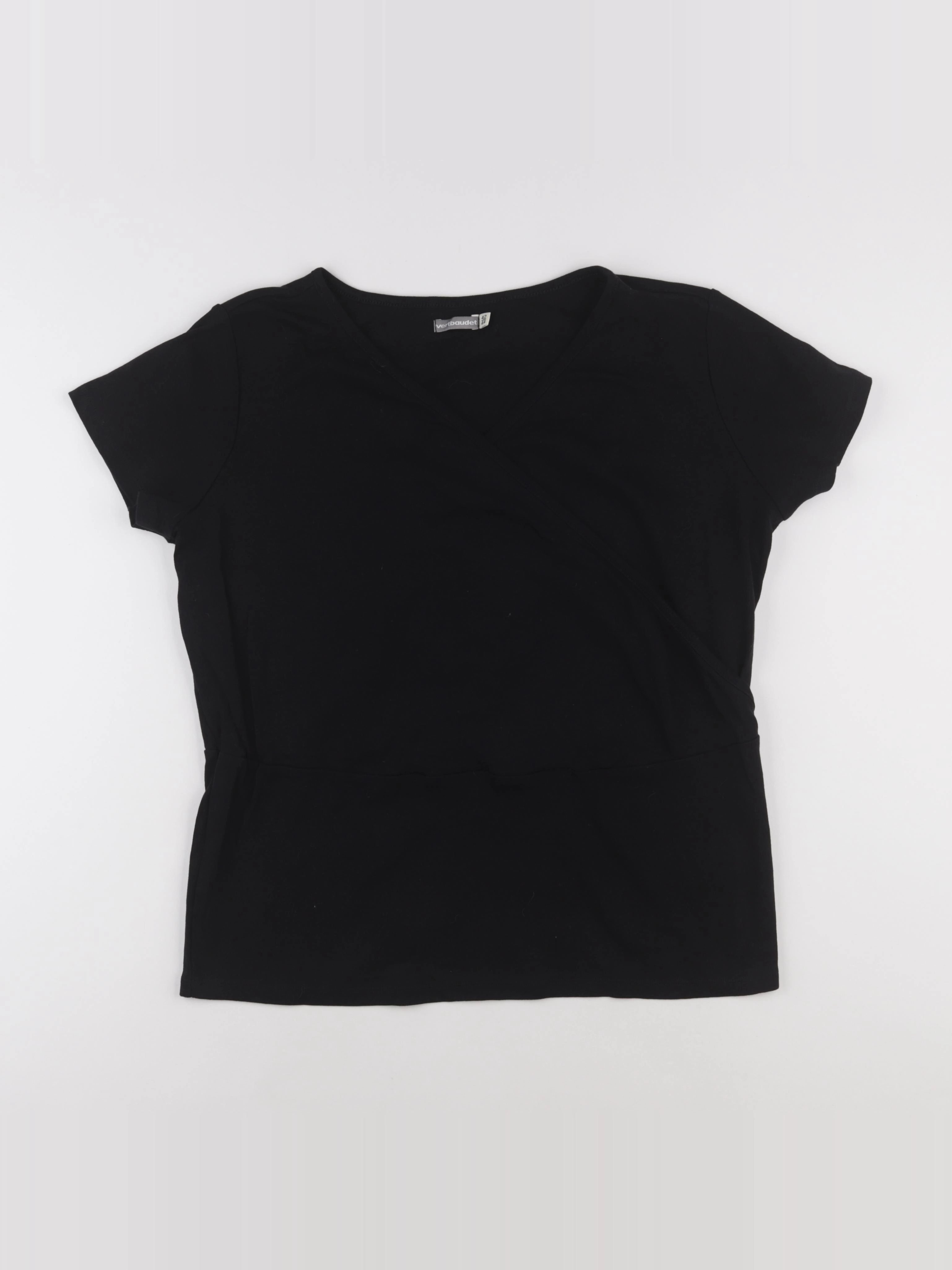 Vertbaudet - tee-shirt grossesse noir - 42 à 44