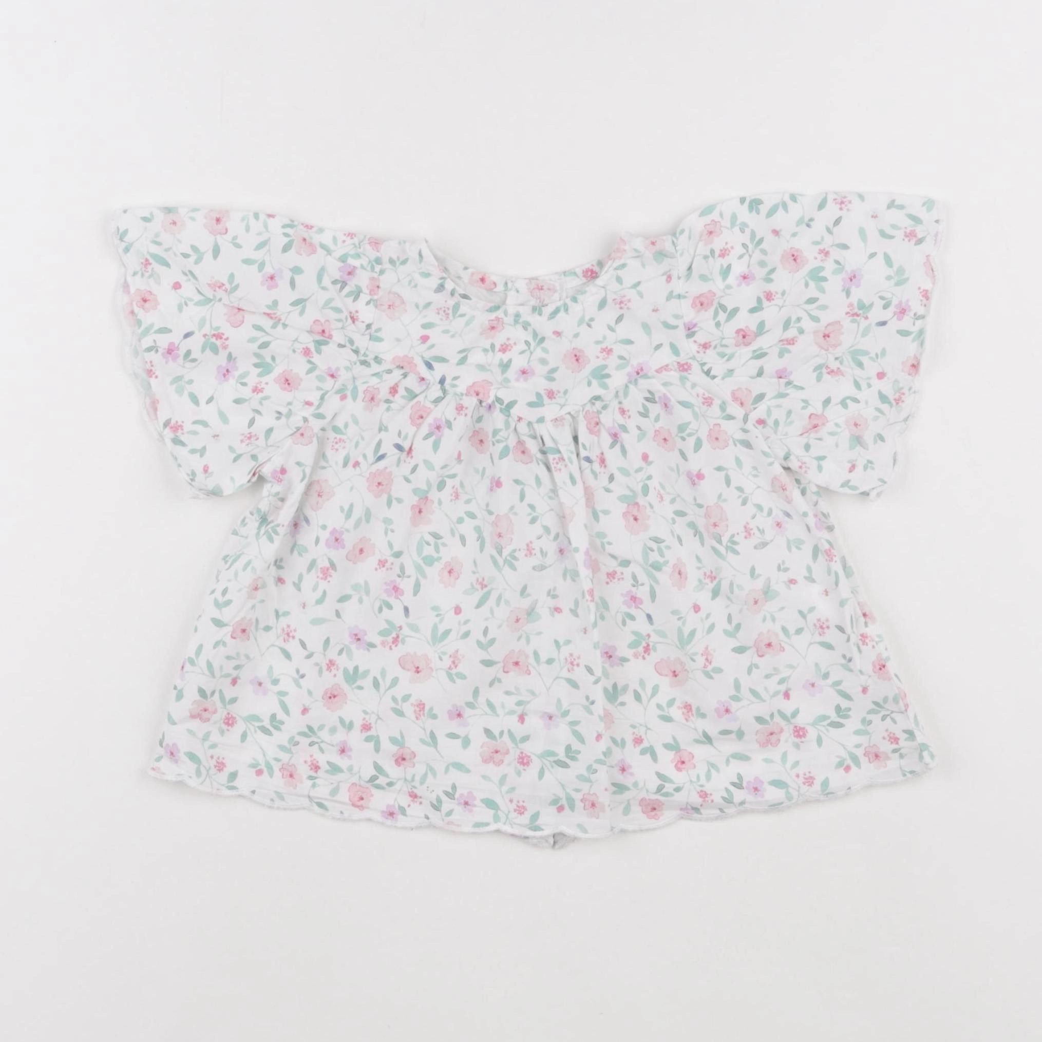 Vertbaudet - blouse multicolore - 9 mois