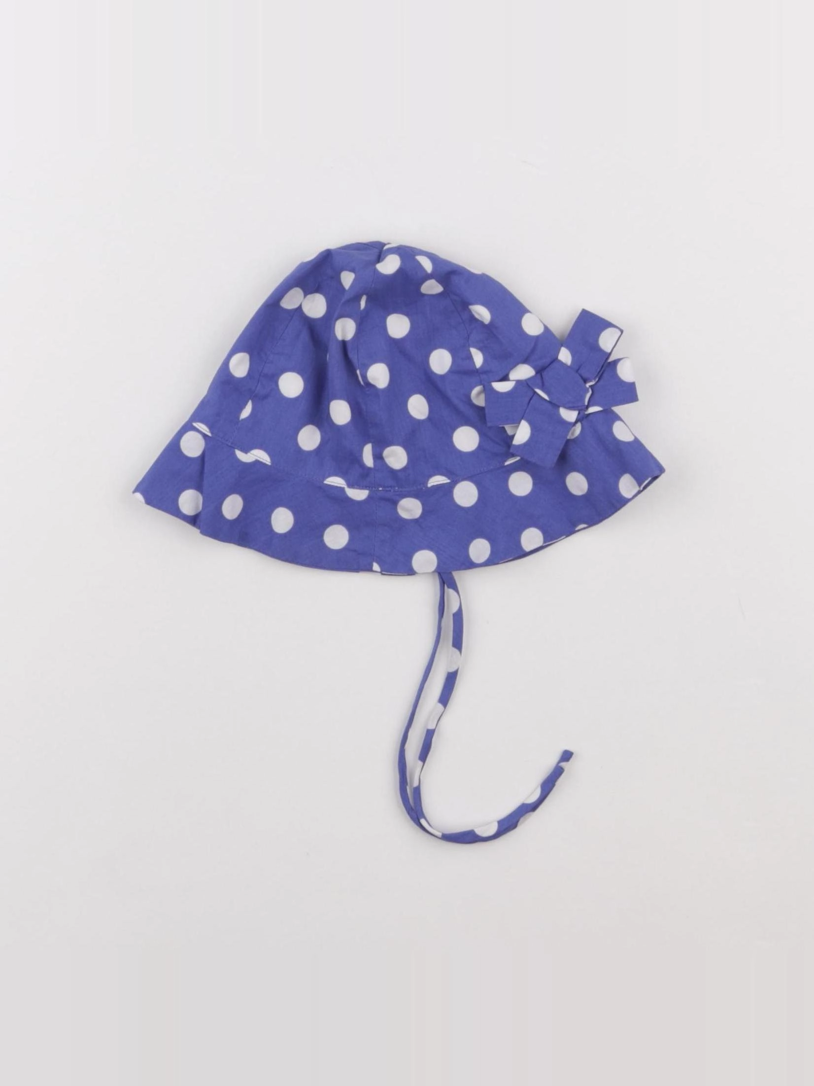 Jacadi - chapeau blanc, bleu - 18 mois