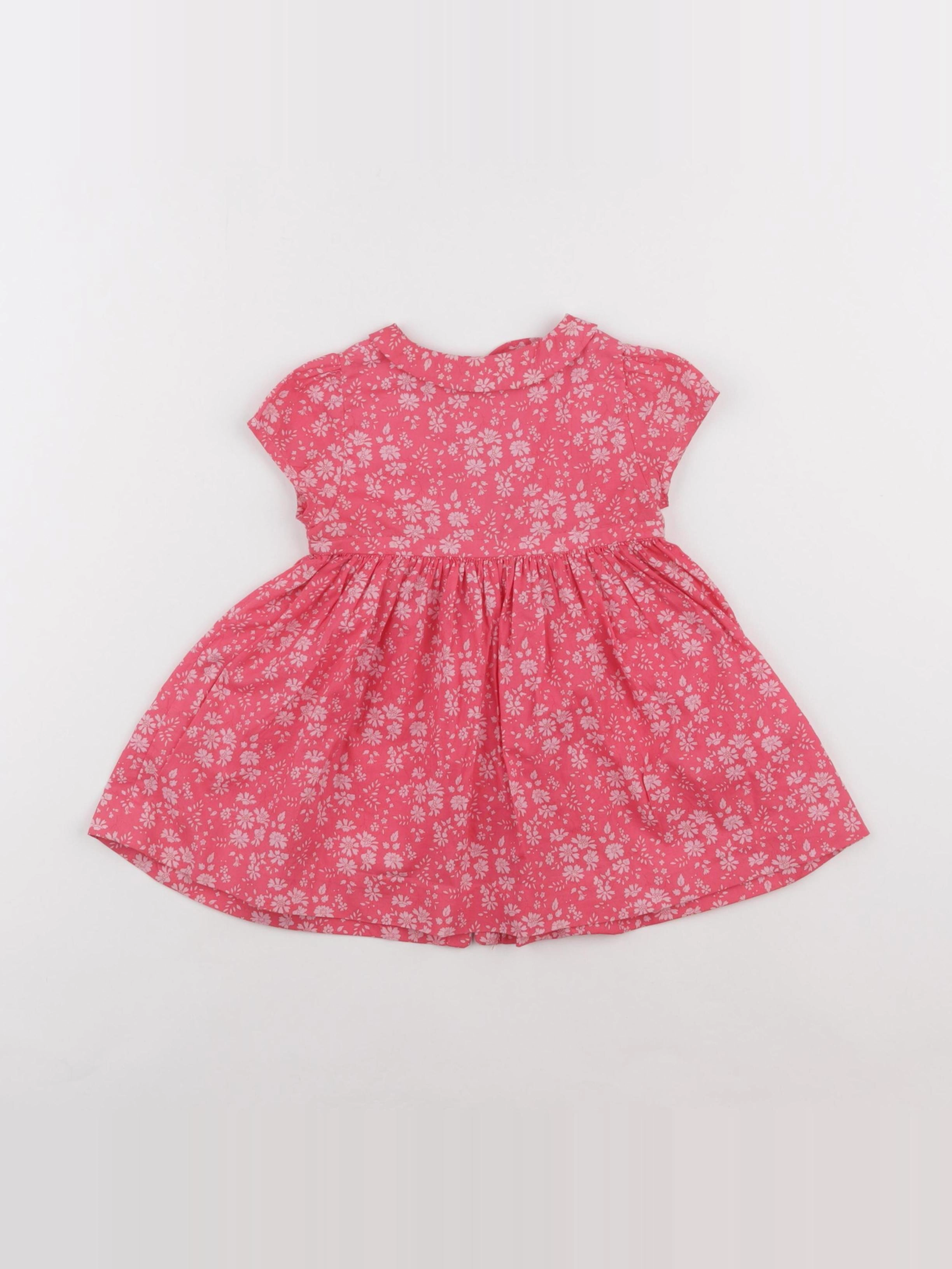 Jacadi - robe liberty rose - 12 mois