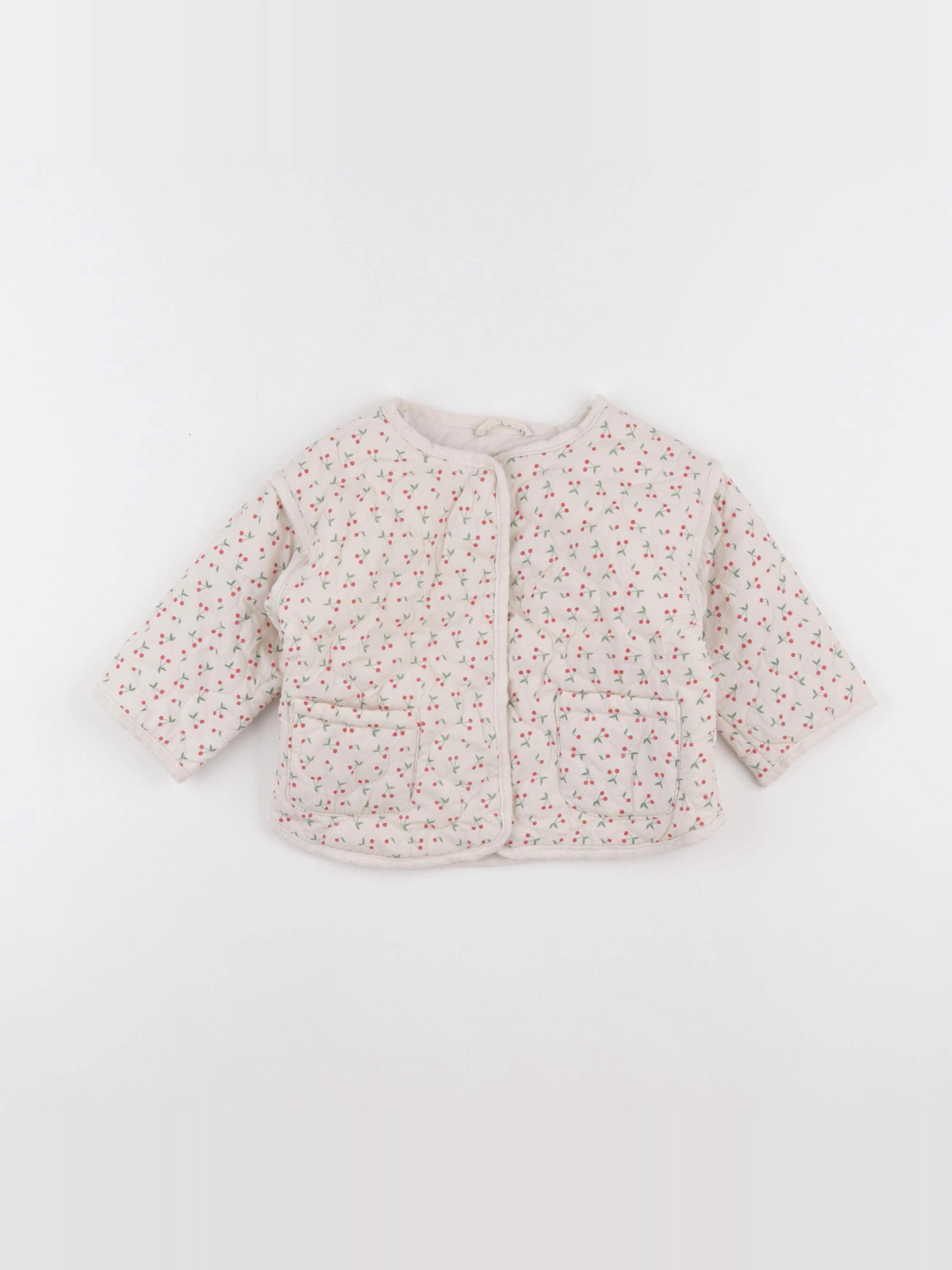 Vertbaudet - veste beige - 12 mois