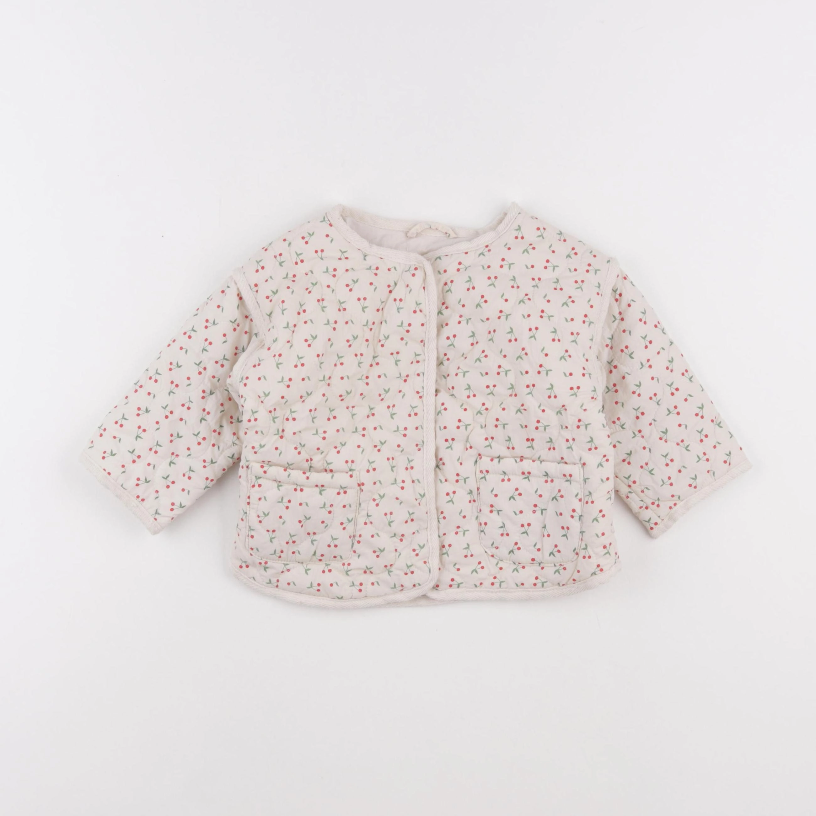 Vertbaudet - veste beige - 12 mois