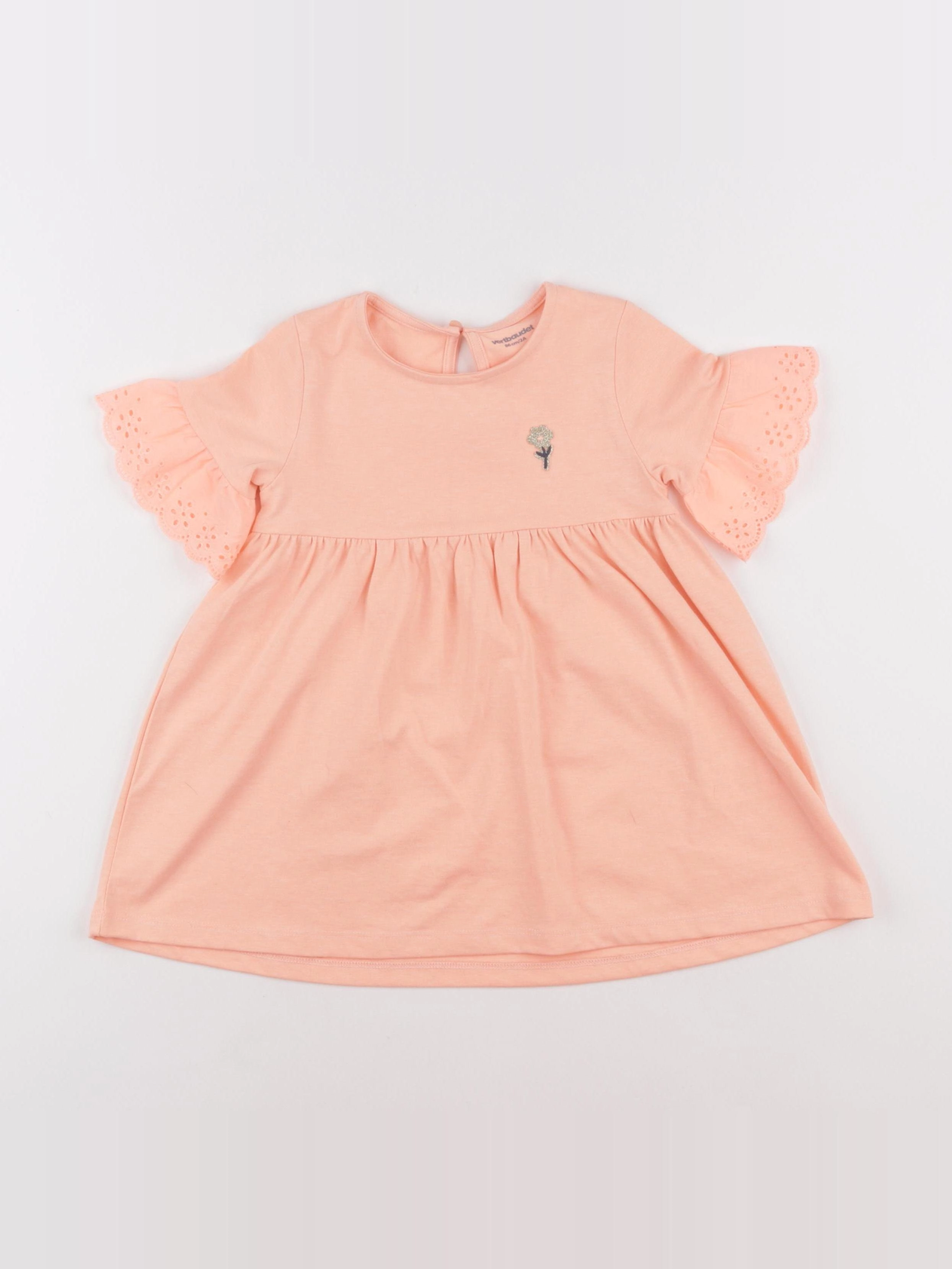 Vertbaudet - robe rose - 2 ans