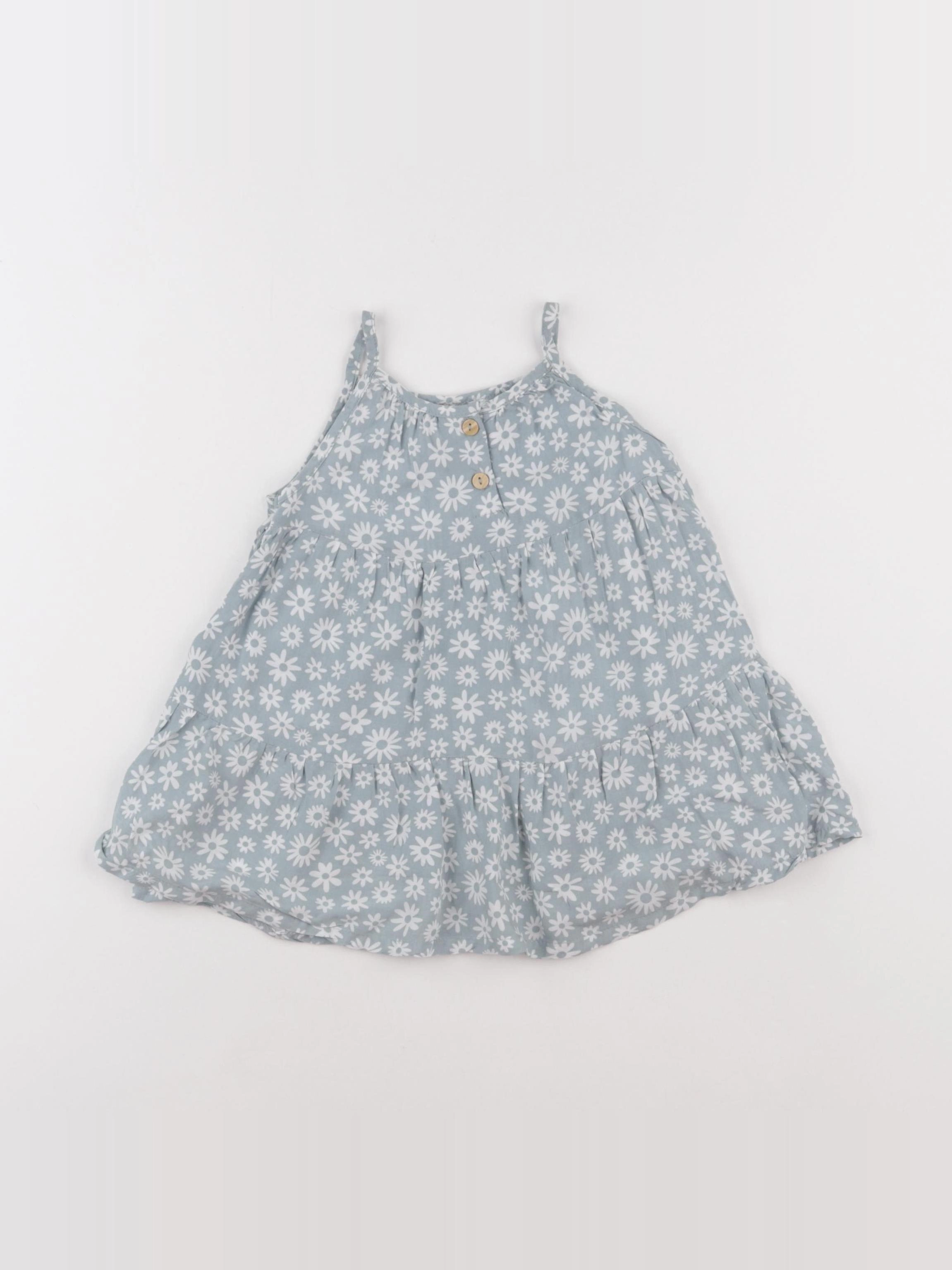Vertbaudet - robe vert - 18 mois