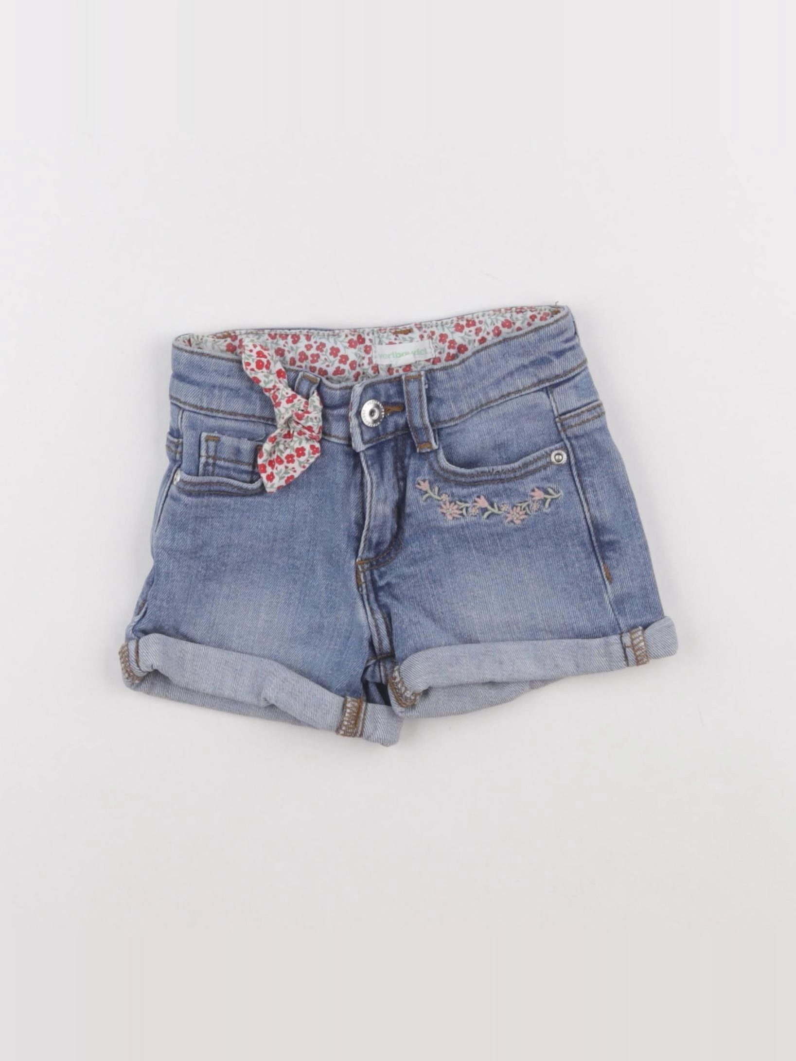 Vertbaudet - short bleu - 2 ans