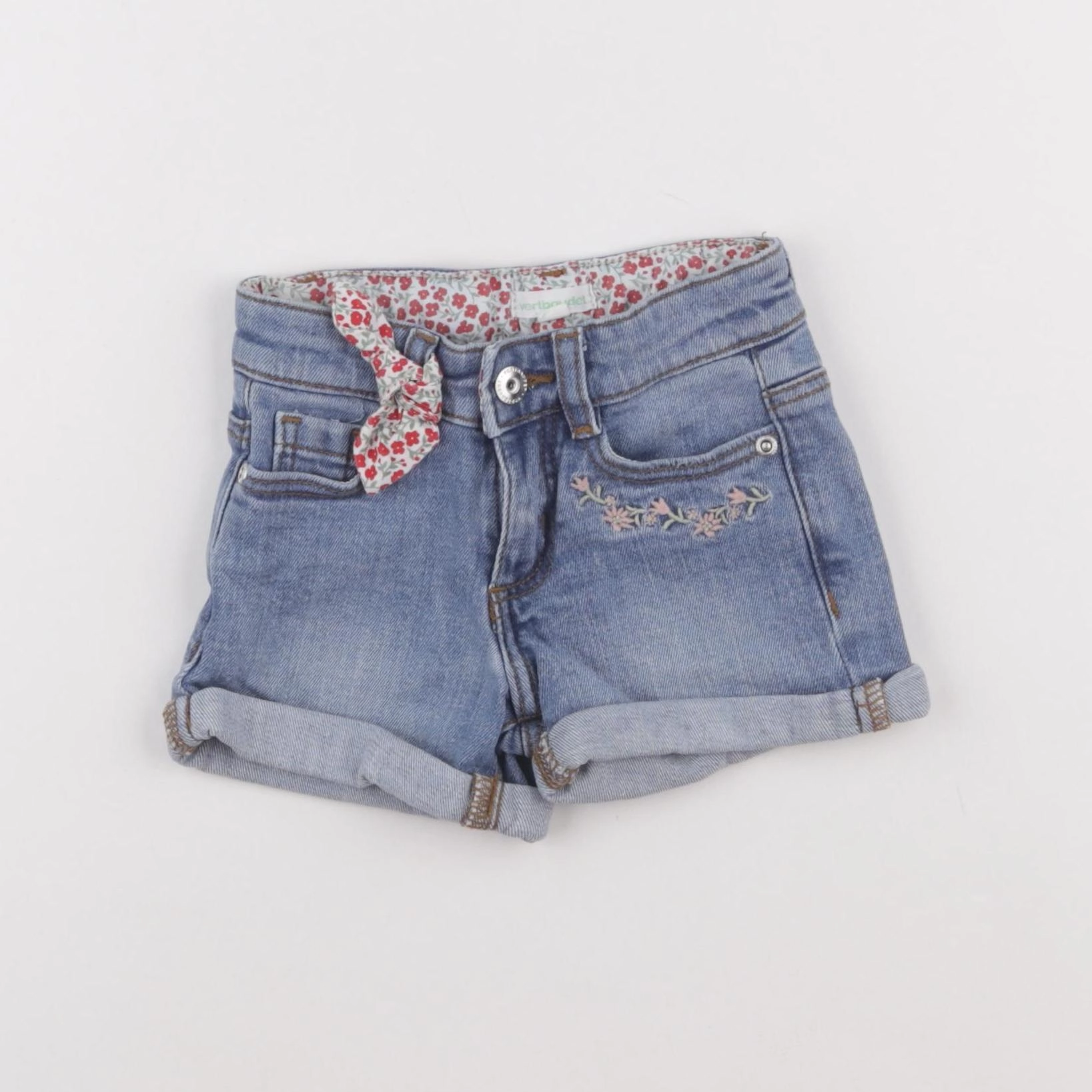 Vertbaudet - short bleu - 2 ans