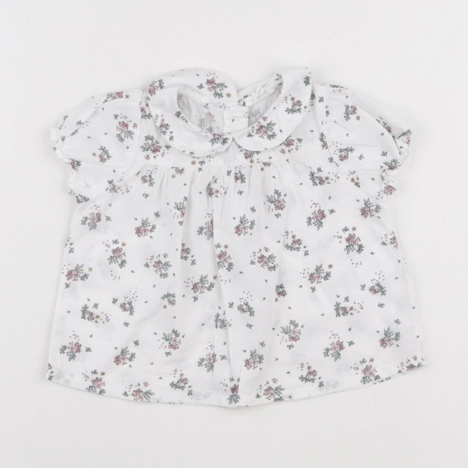 Vertbaudet - blouse multicolore - 9 mois