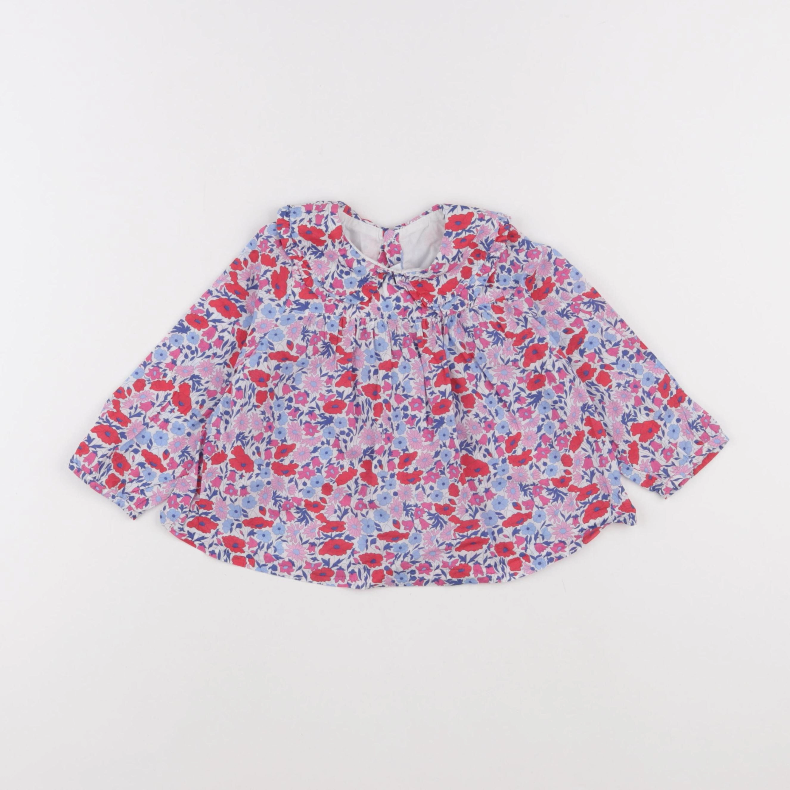 Jacadi - blouse liberty multicolore - 24 mois