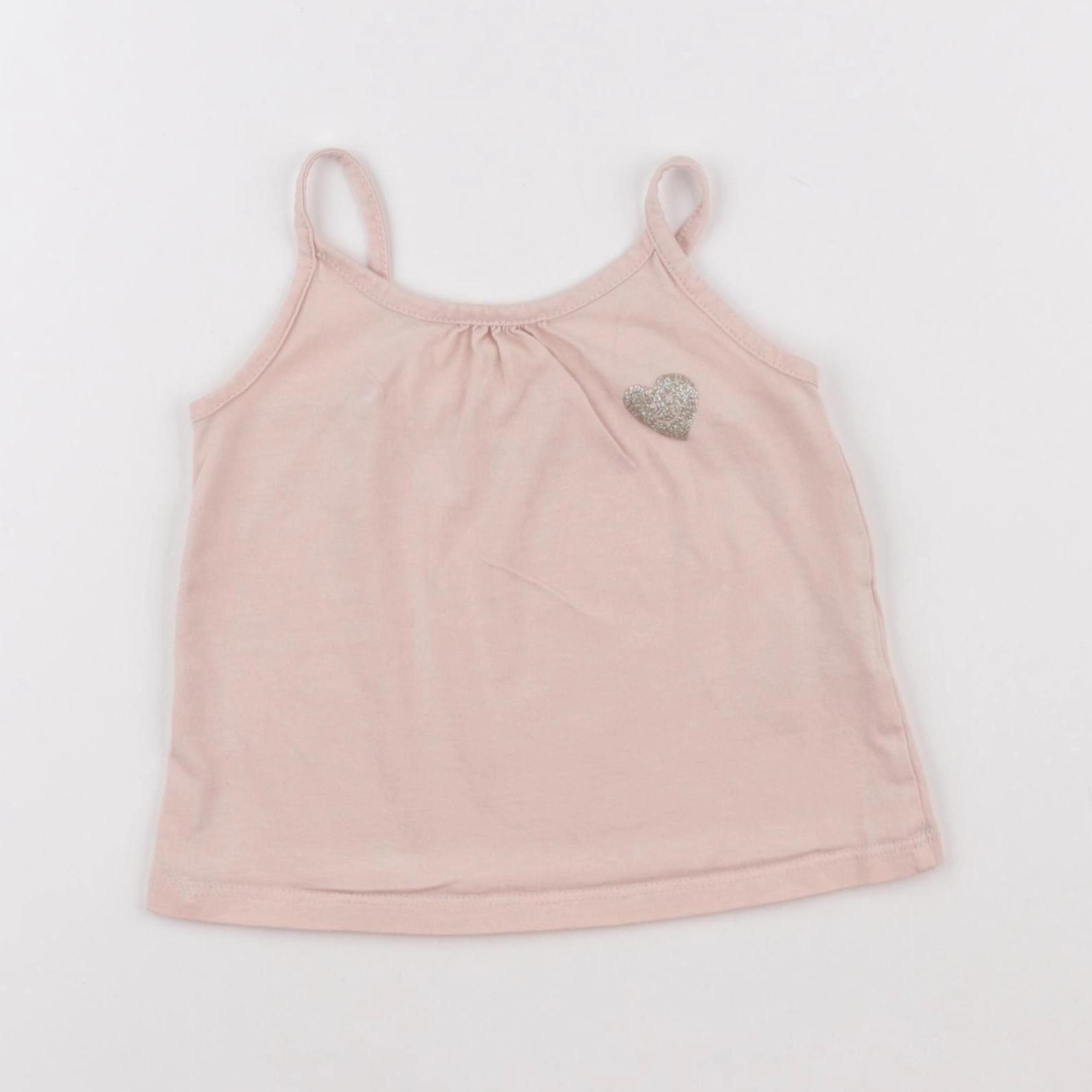 Vertbaudet - débardeur rose - 2 ans