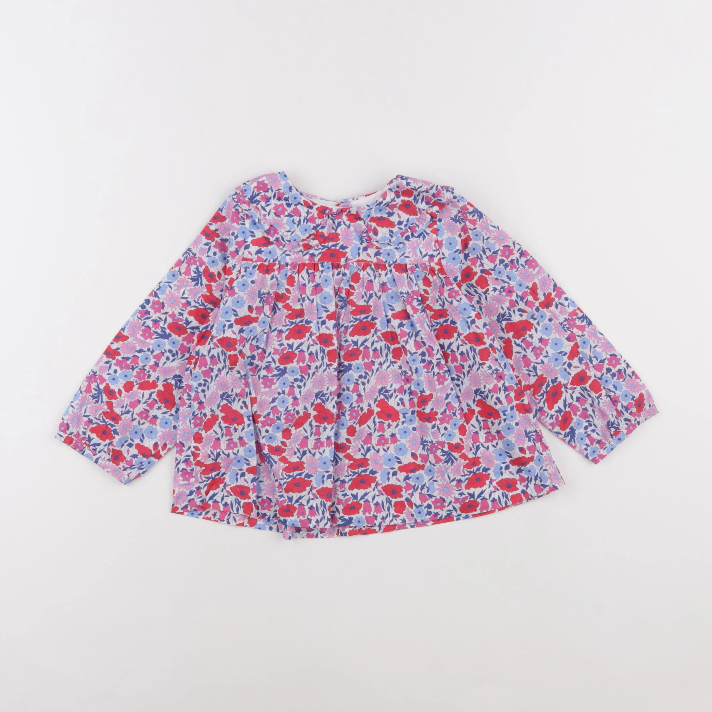 Jacadi - blouse liberty multicolore - 36 mois