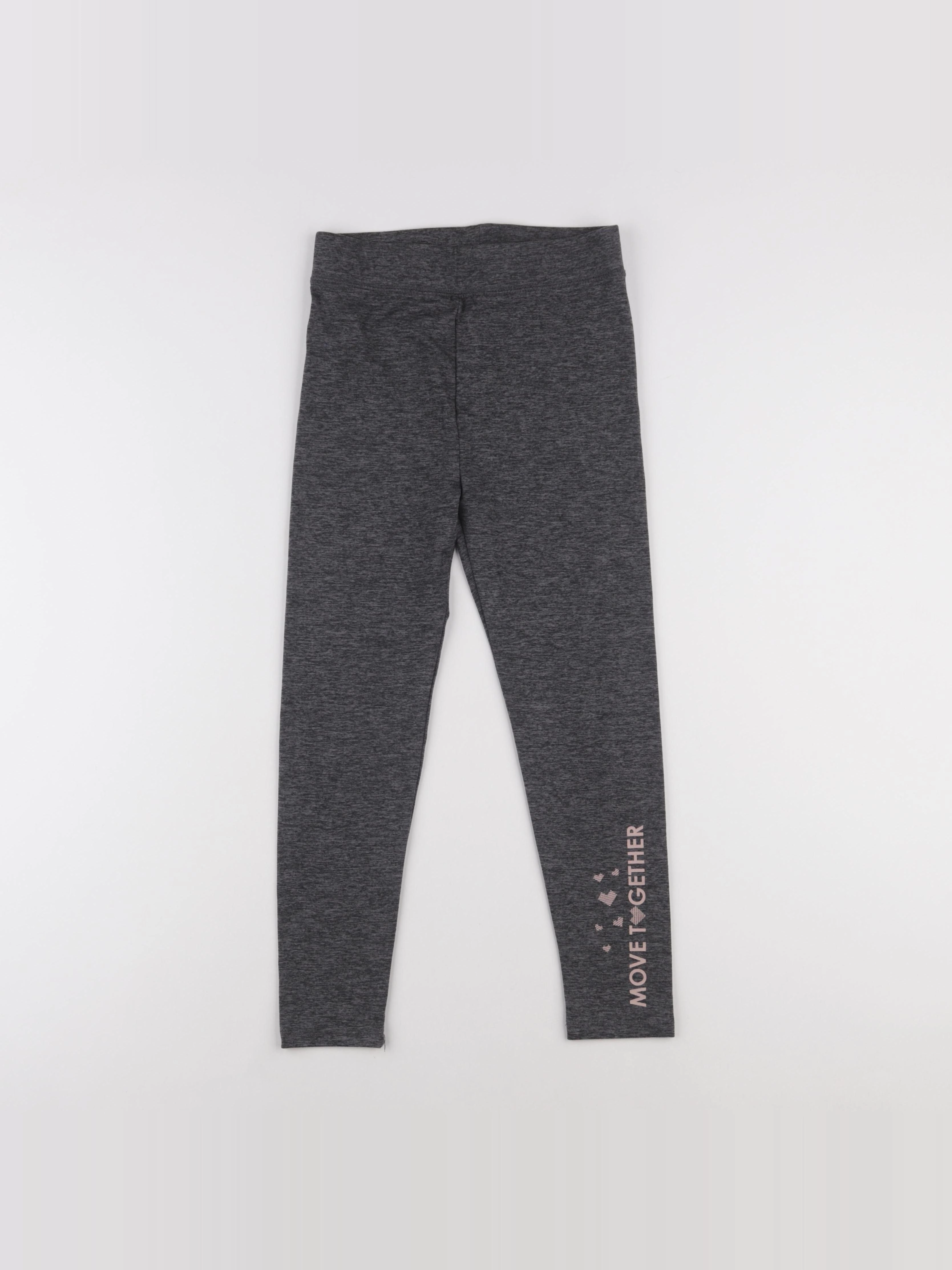 Vertbaudet - legging gris - 8 ans