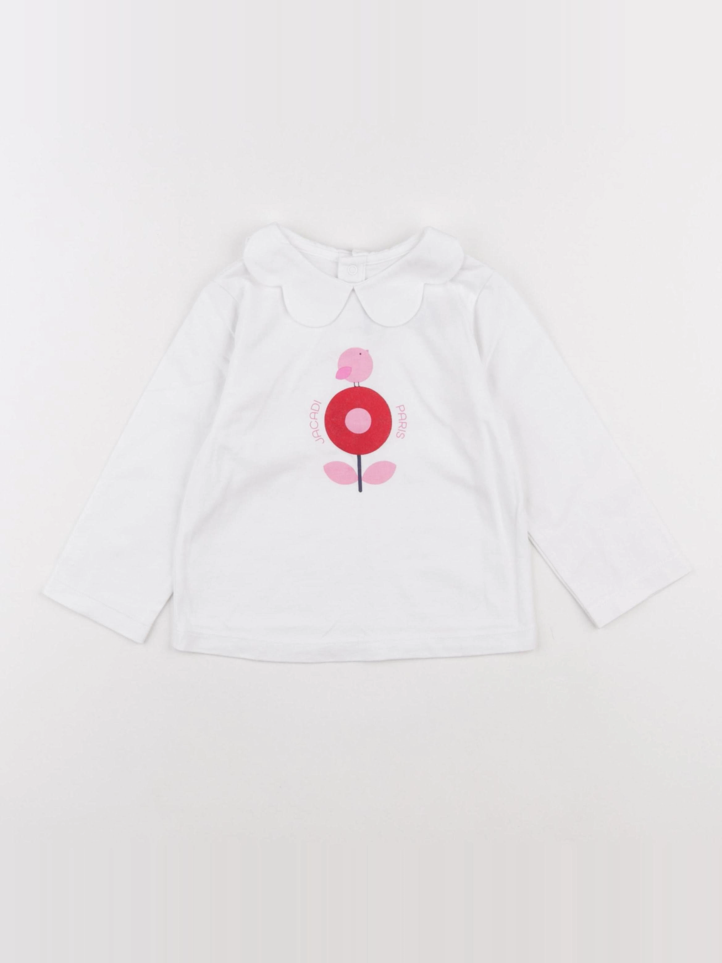 Jacadi - tee-shirt blanc - 36 mois