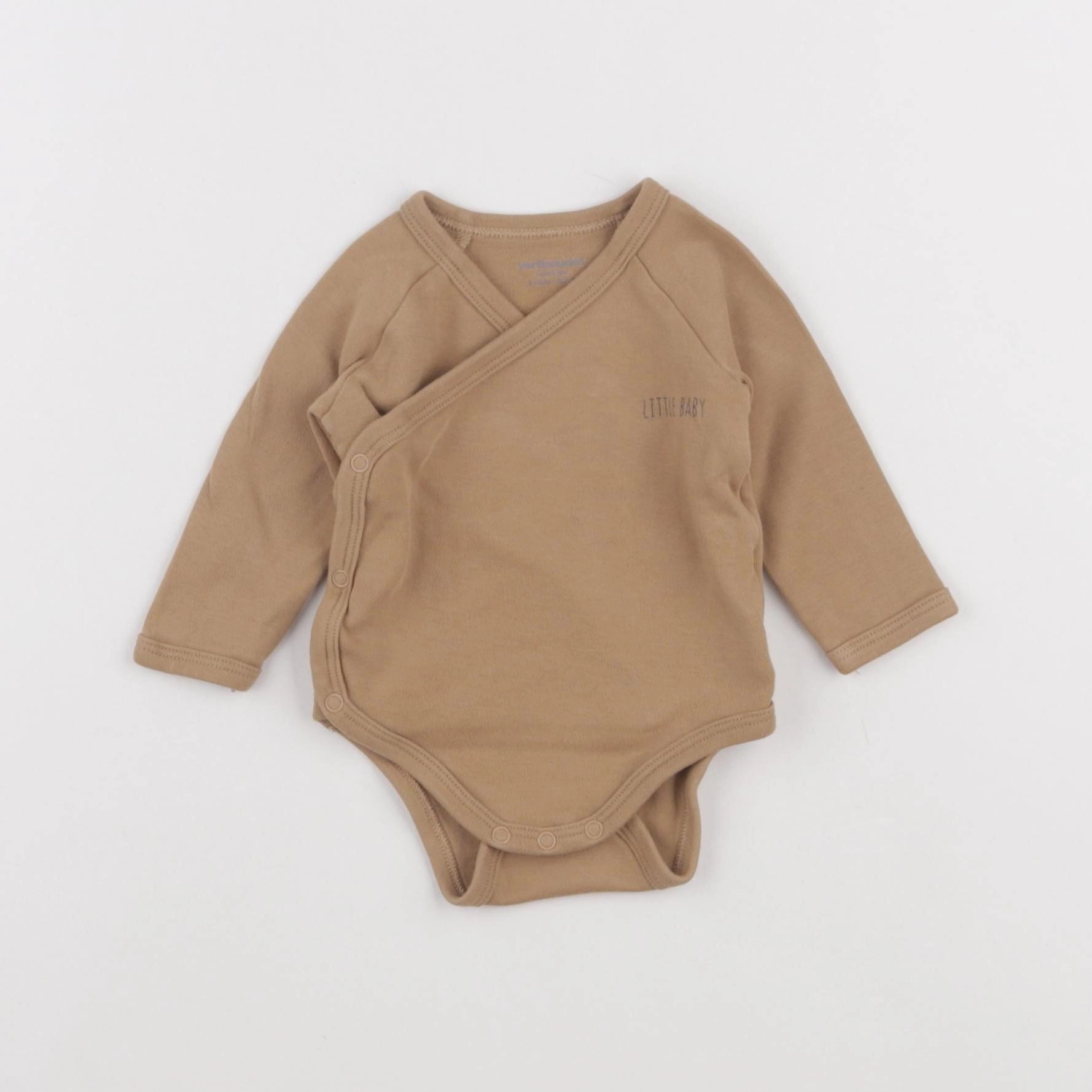 Vertbaudet - body marron - 3 mois