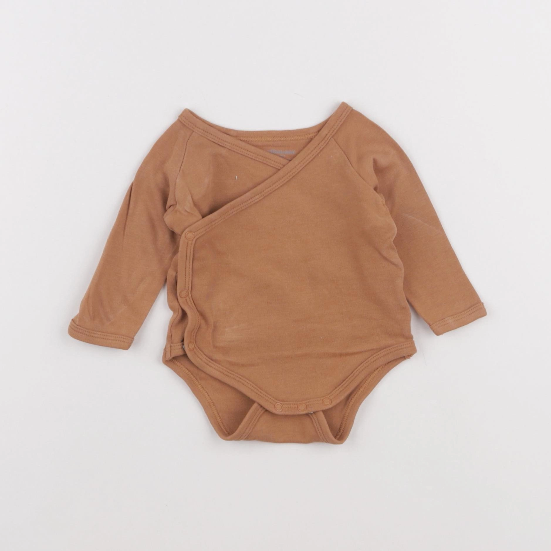 Vertbaudet - body marron - 3 mois