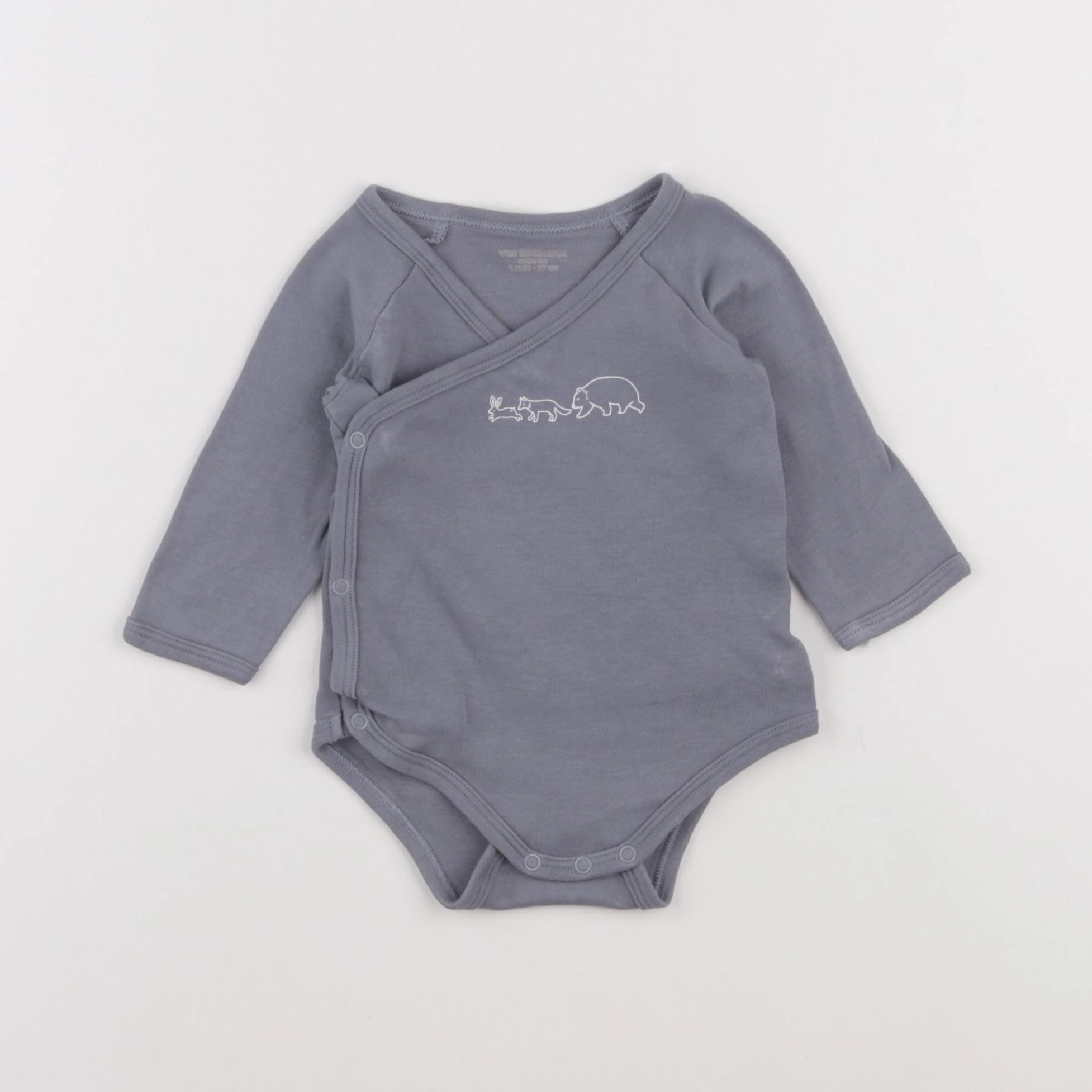 Vertbaudet - body bleu - 6 mois