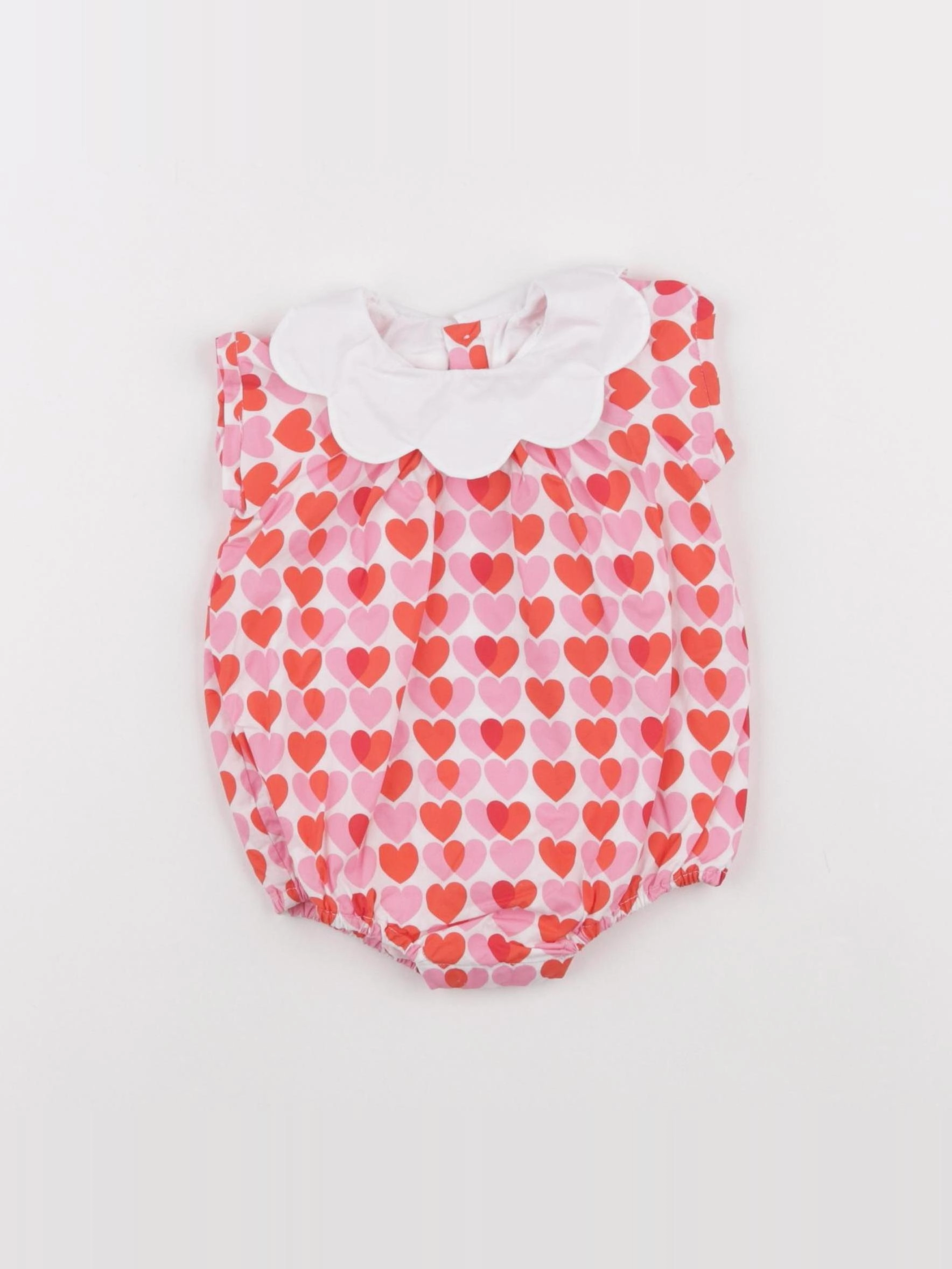 Jacadi - combinaison rose, rouge - 3 mois