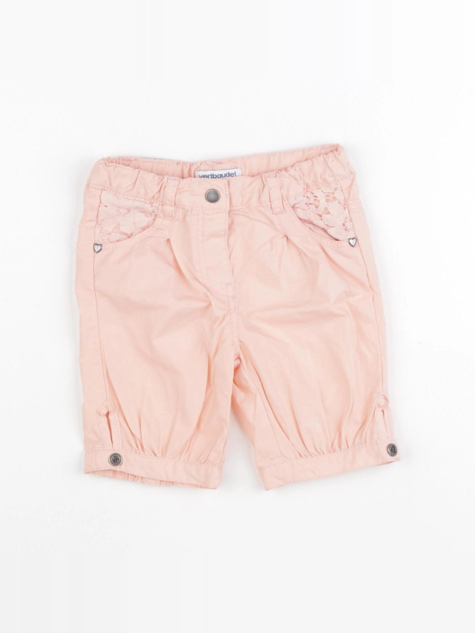 Vertbaudet - short rose - 24 mois