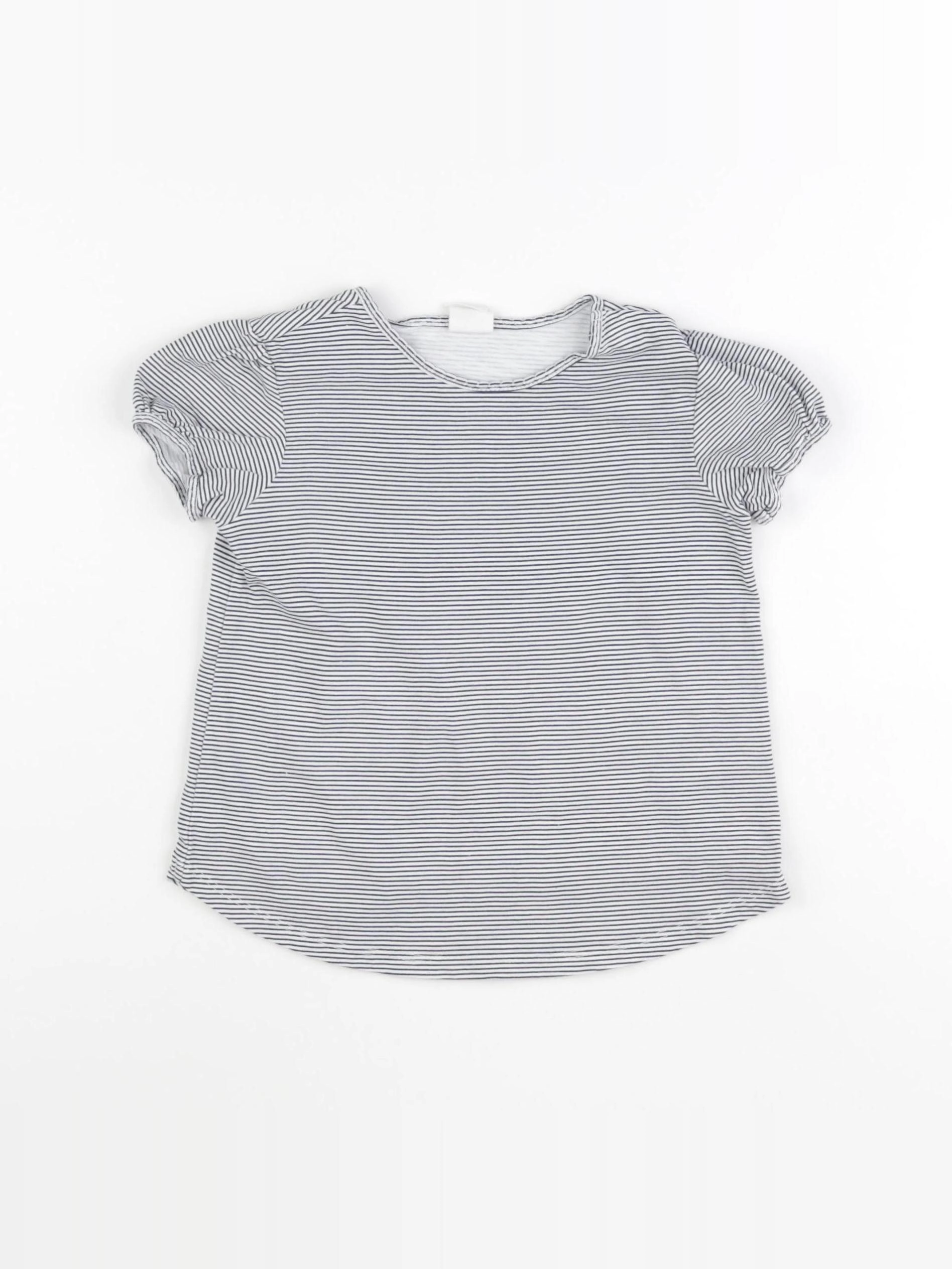 H&M - tee-shirt bleu - 18/24 mois