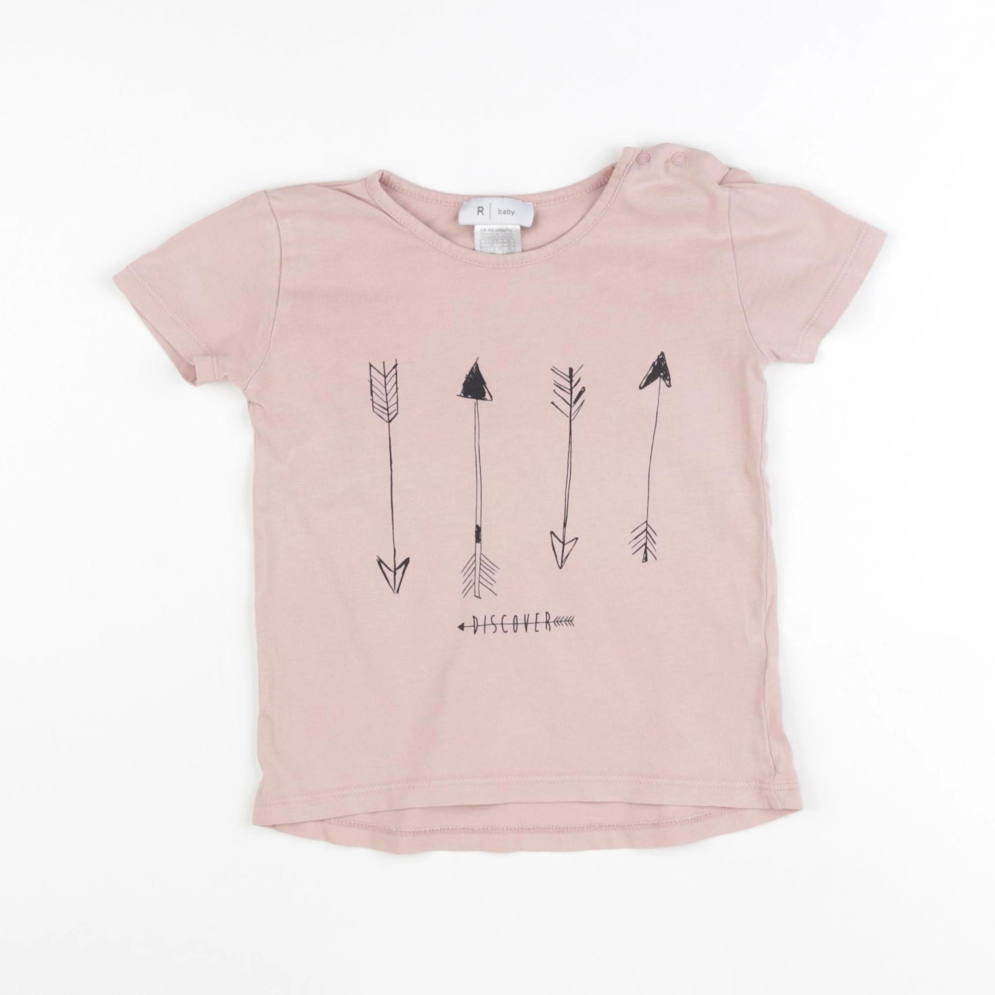 La Redoute - tee-shirt rose - 18 mois