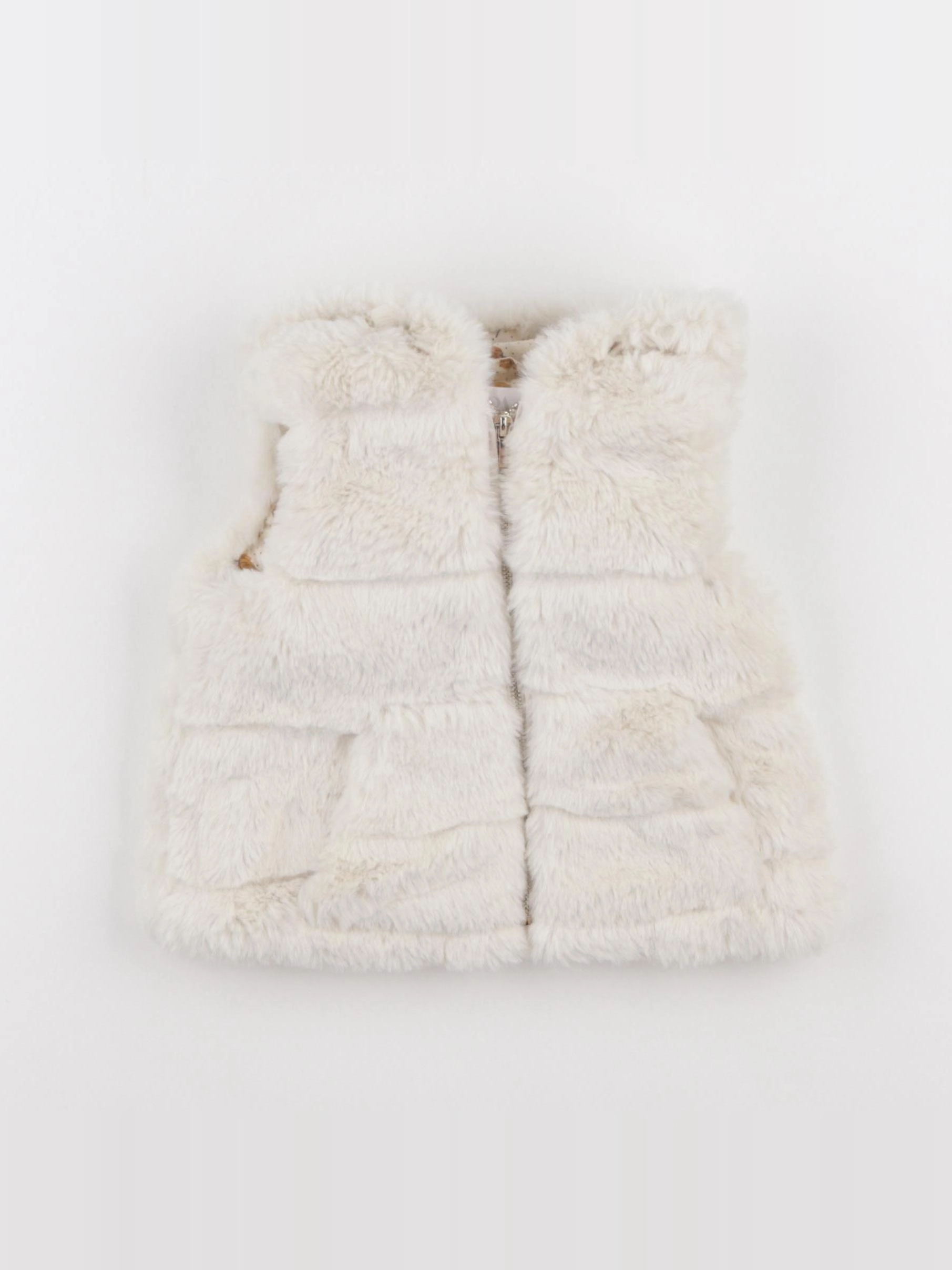 Zara - doudoune beige - 6/9 mois