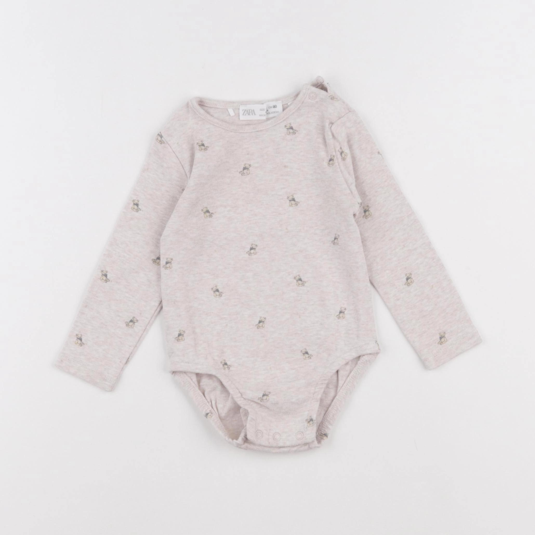 Zara - body beige - 9/12 mois