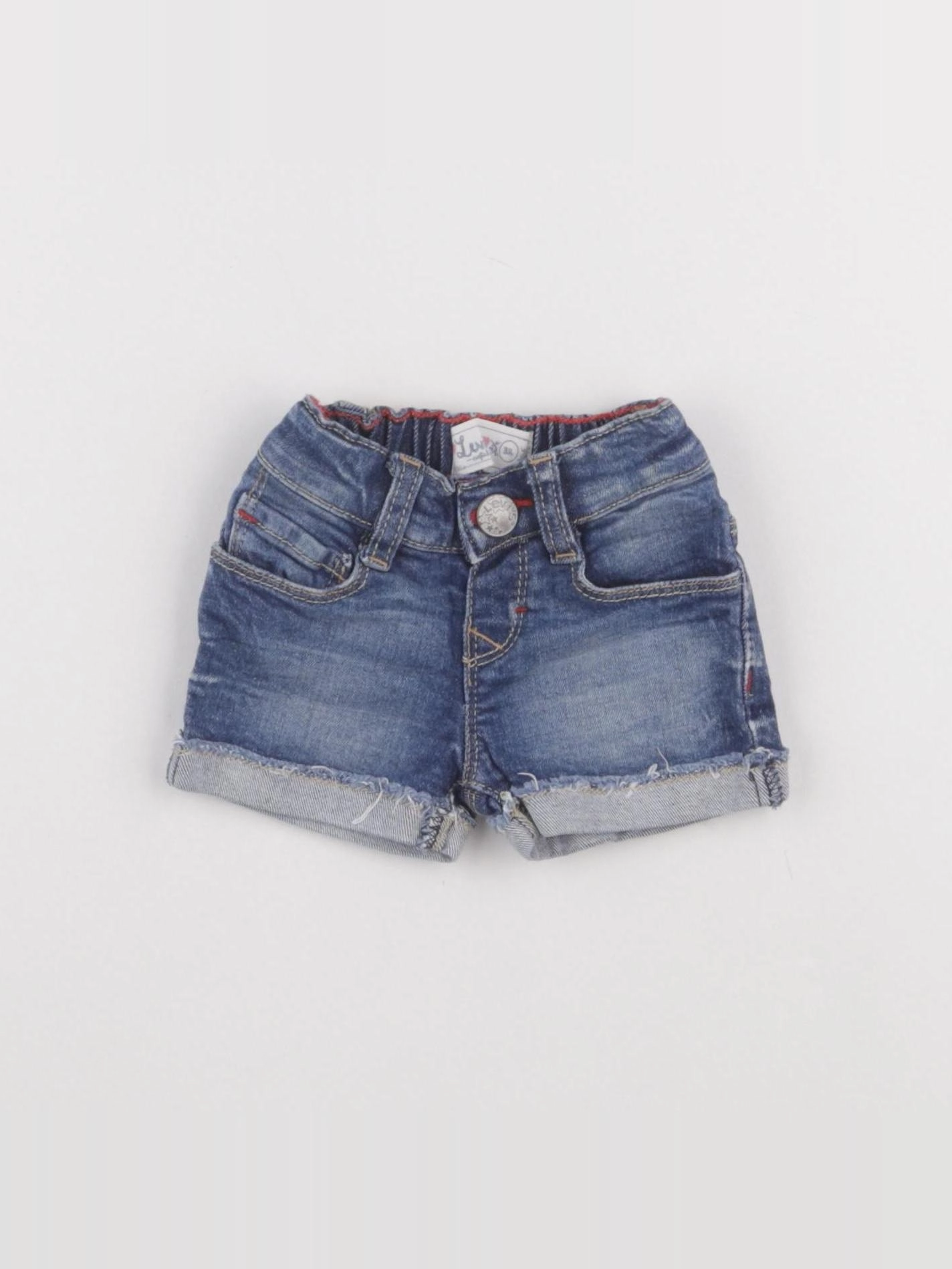 Levi's - short bleu - 3 mois
