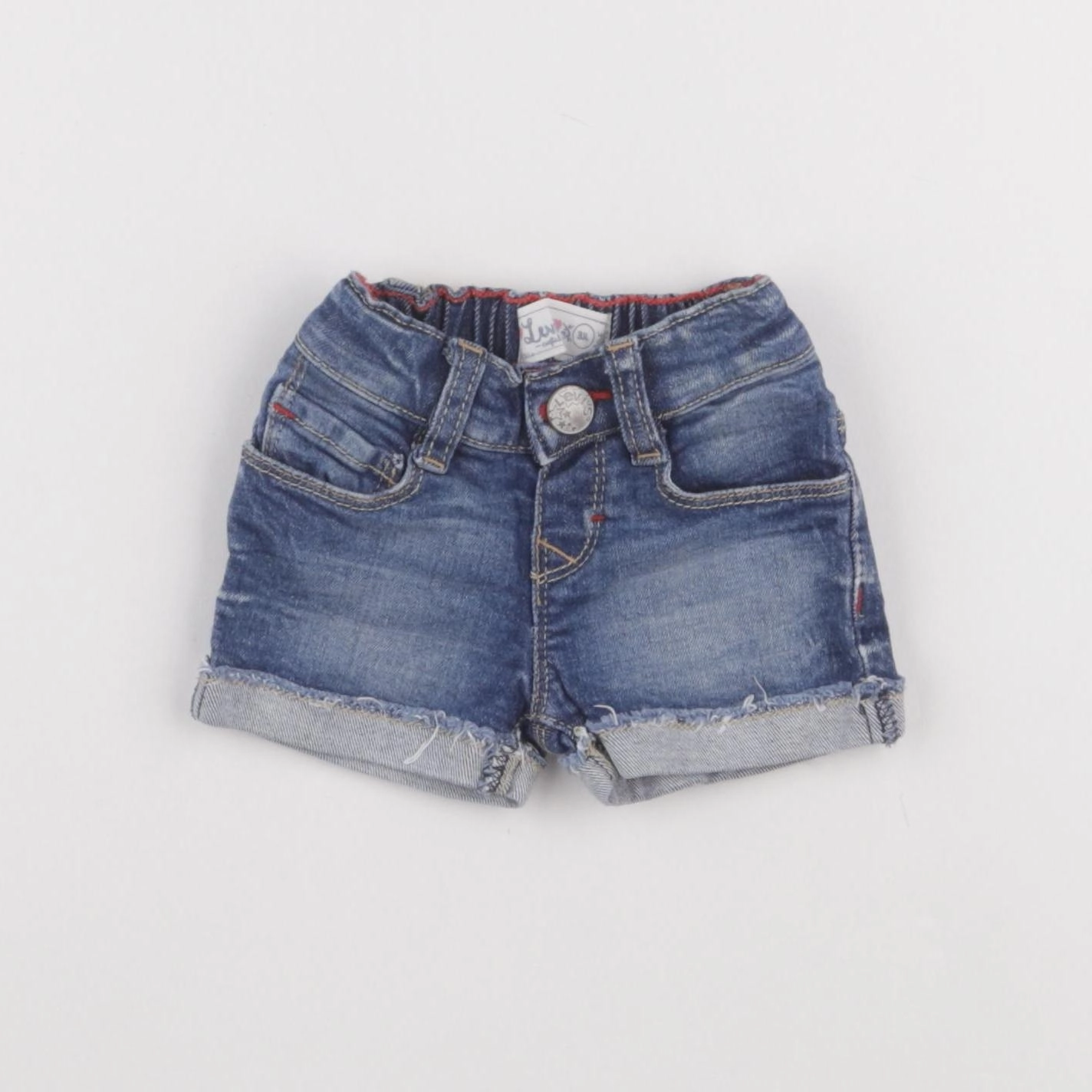 Levi's - short bleu - 3 mois
