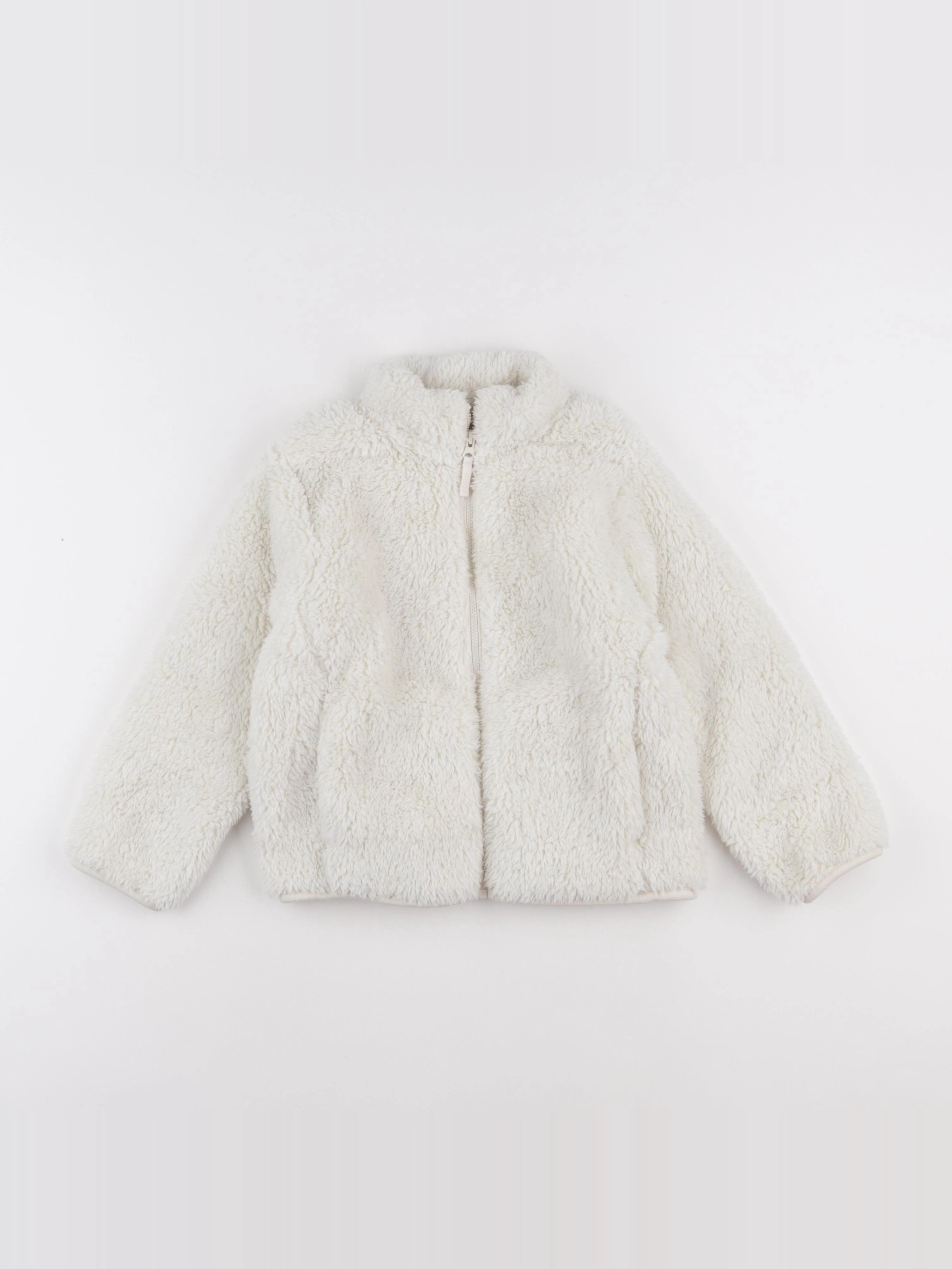 Uniqlo - veste blanc - 3/4 ans