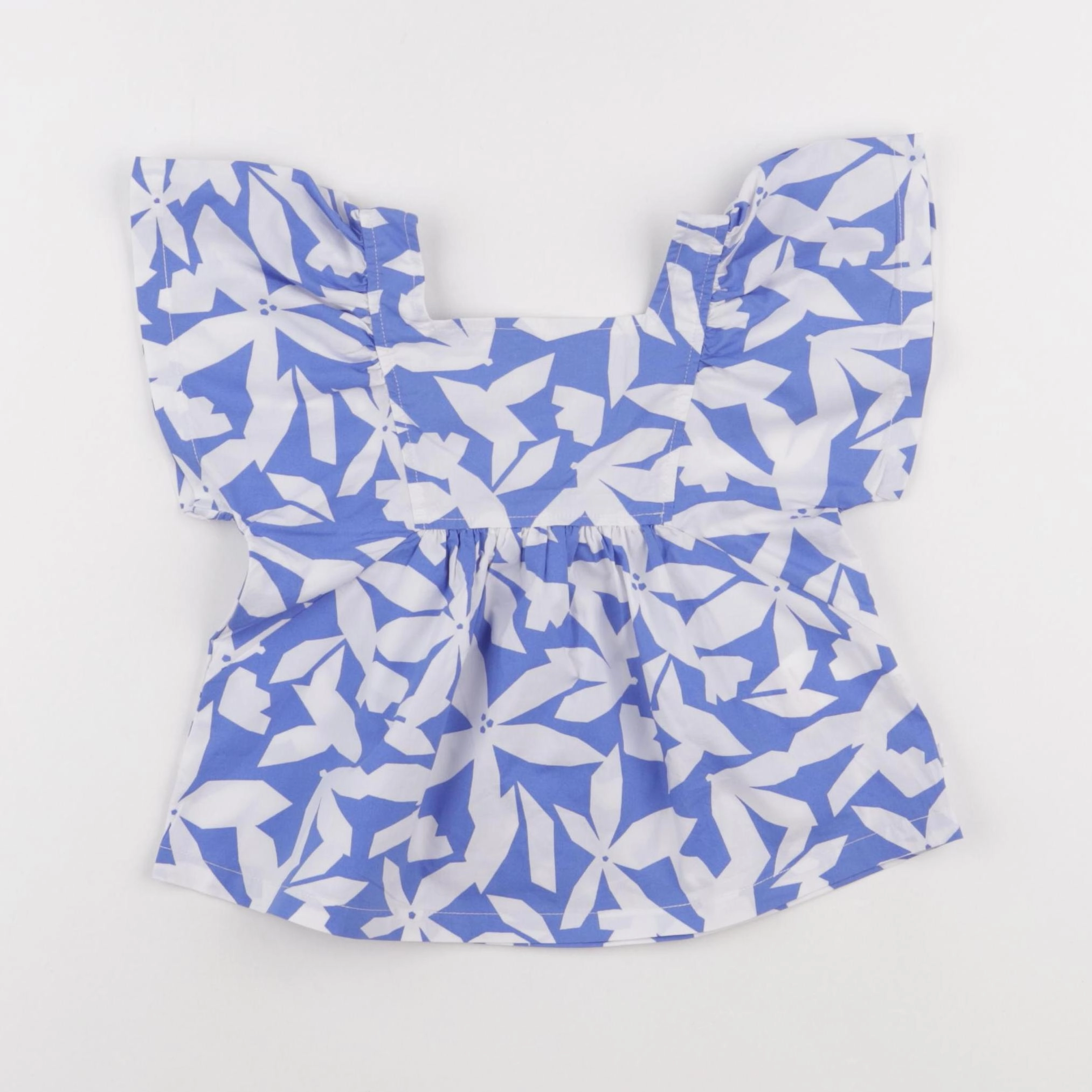 Okaidi - blouse bleu - 3 ans
