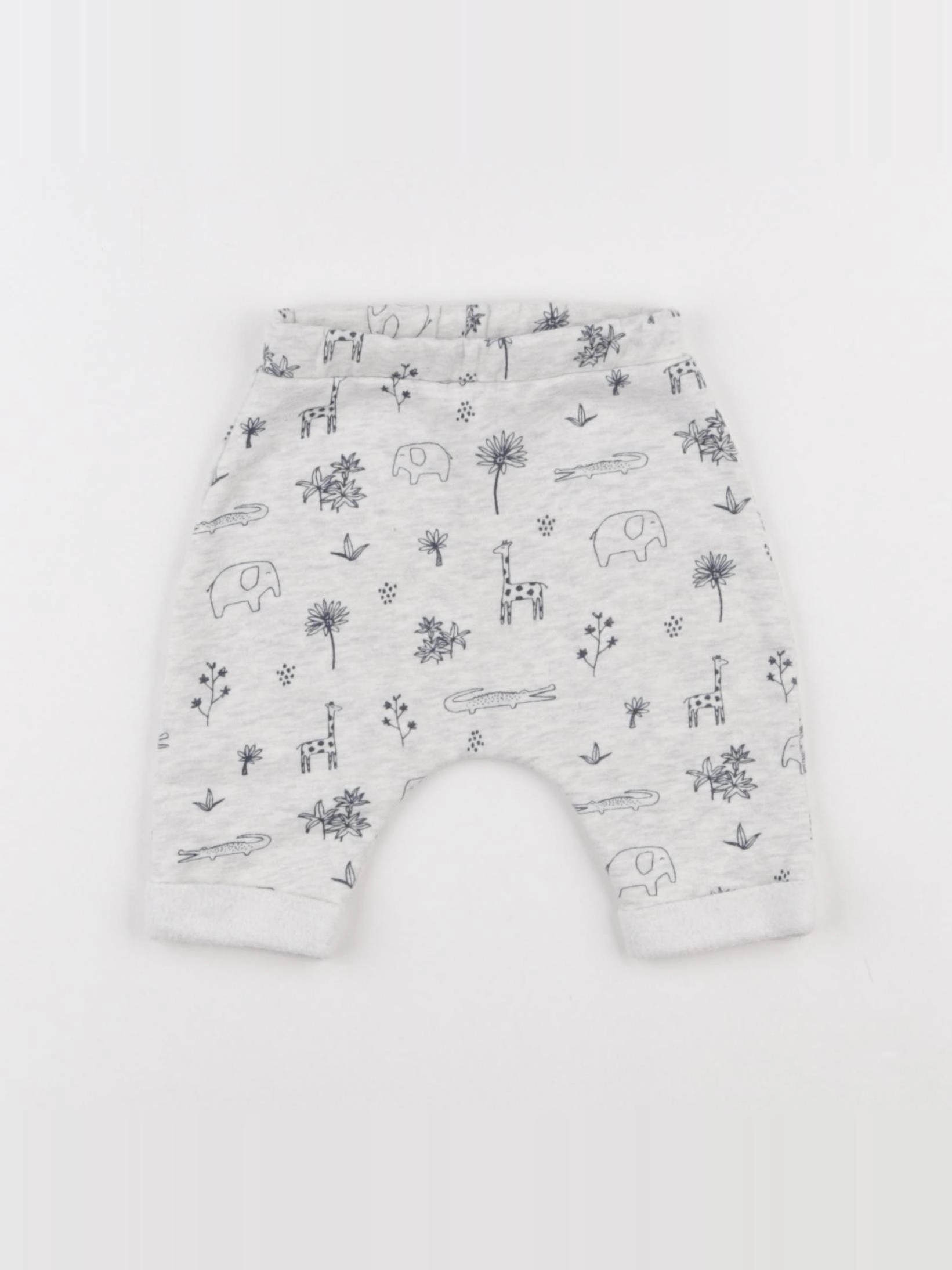 Vertbaudet - pantalon gris - 1 mois