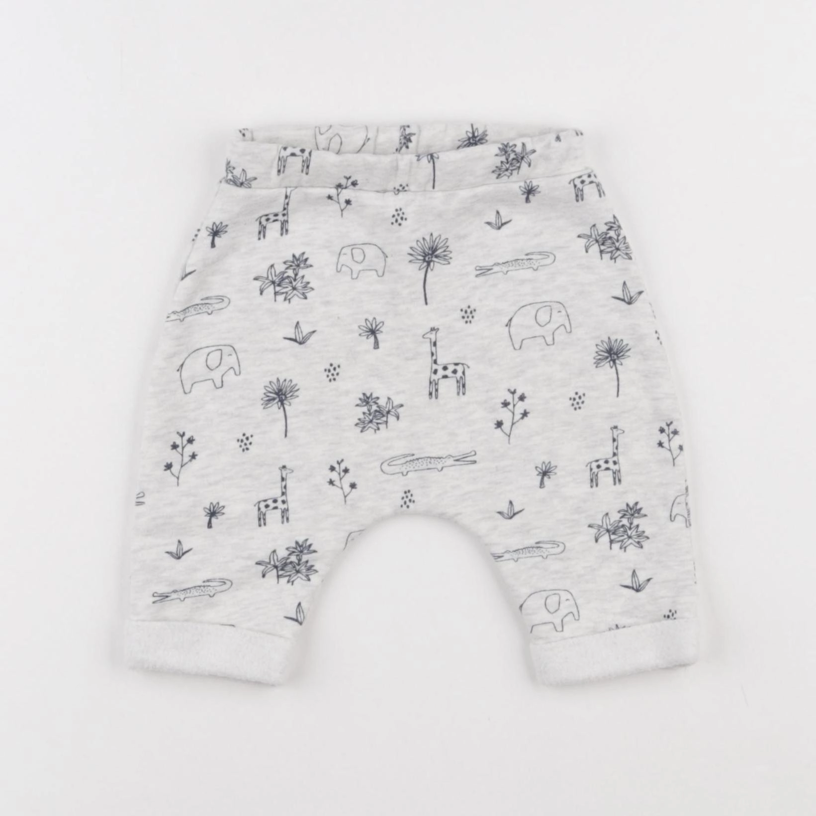 Vertbaudet - pantalon gris - 1 mois