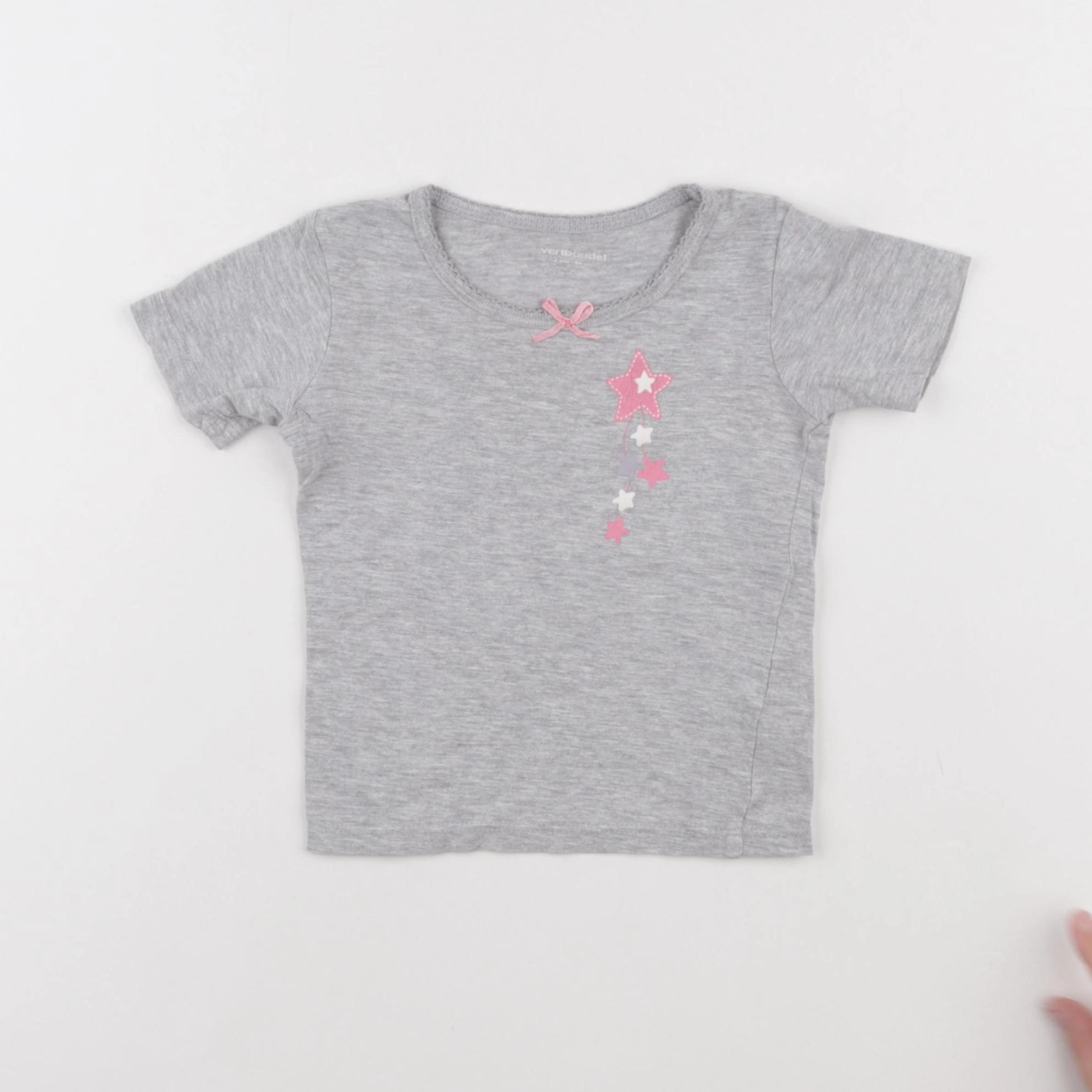 Vertbaudet - maillot de corps gris - 2 ans