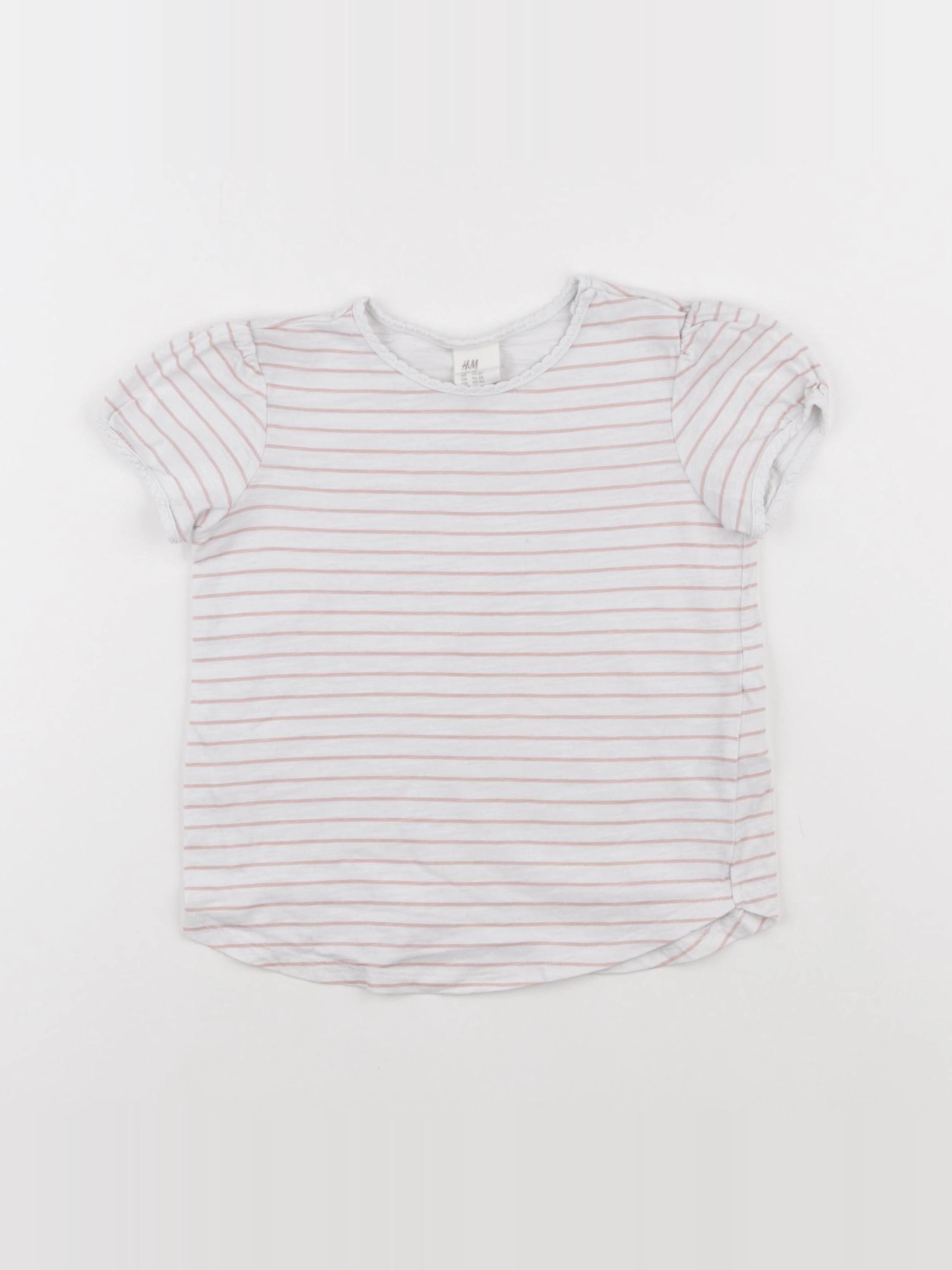 H&M - tee-shirt rose - 1 an à 2 ans
