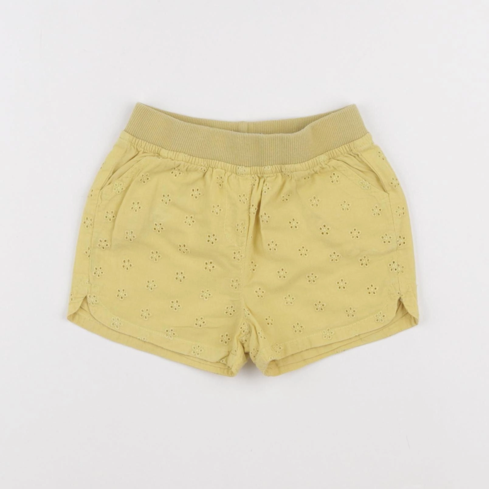 Vertbaudet - short jaune - 24 mois