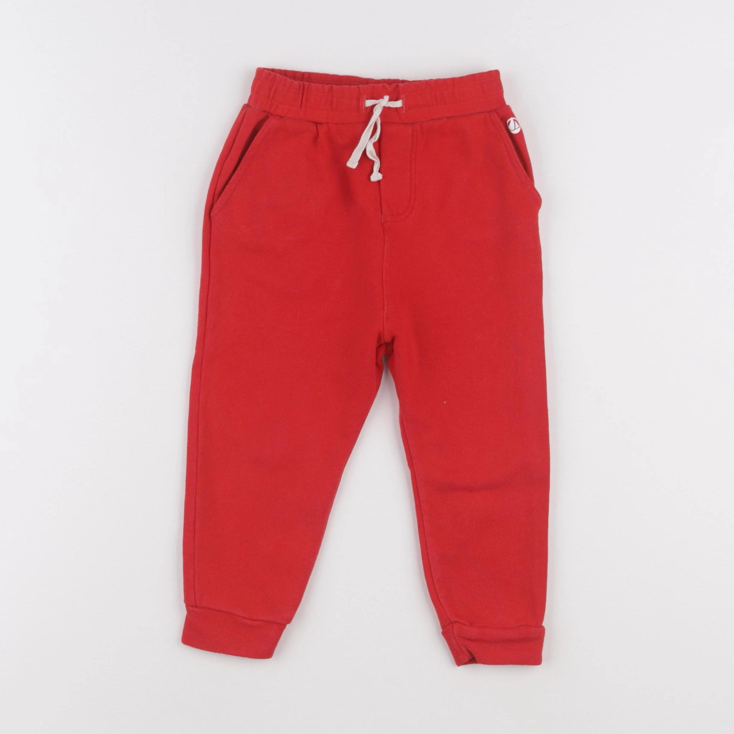 Petit Bateau - jogging rouge - 3 ans