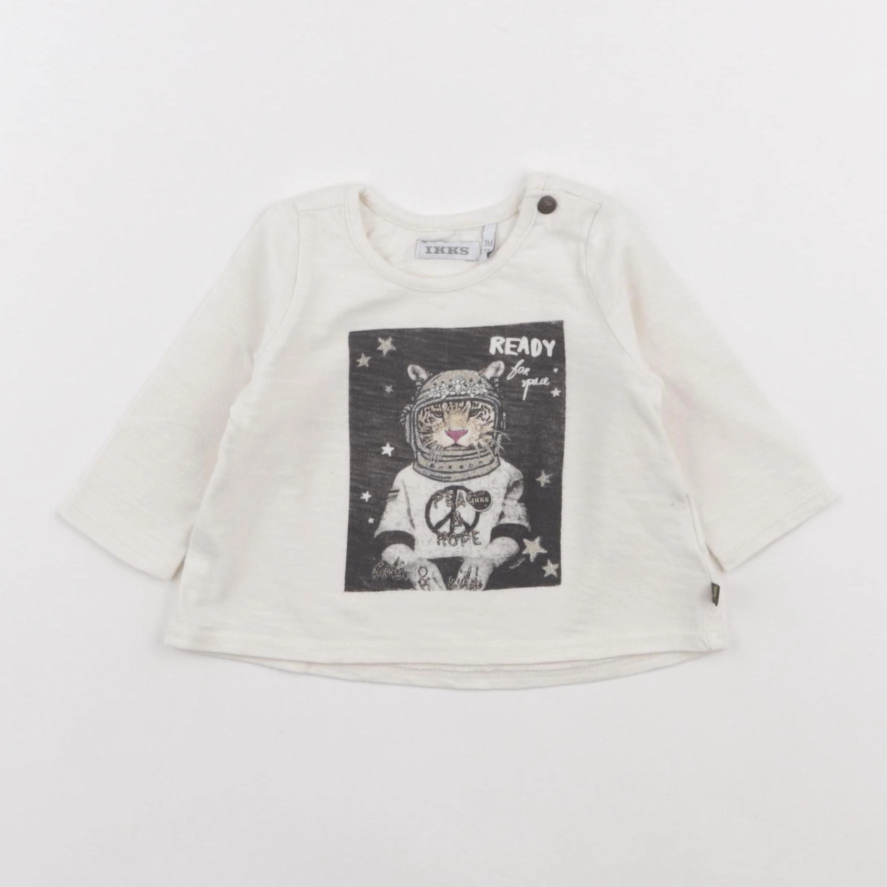IKKS - tee-shirt blanc - 3 mois